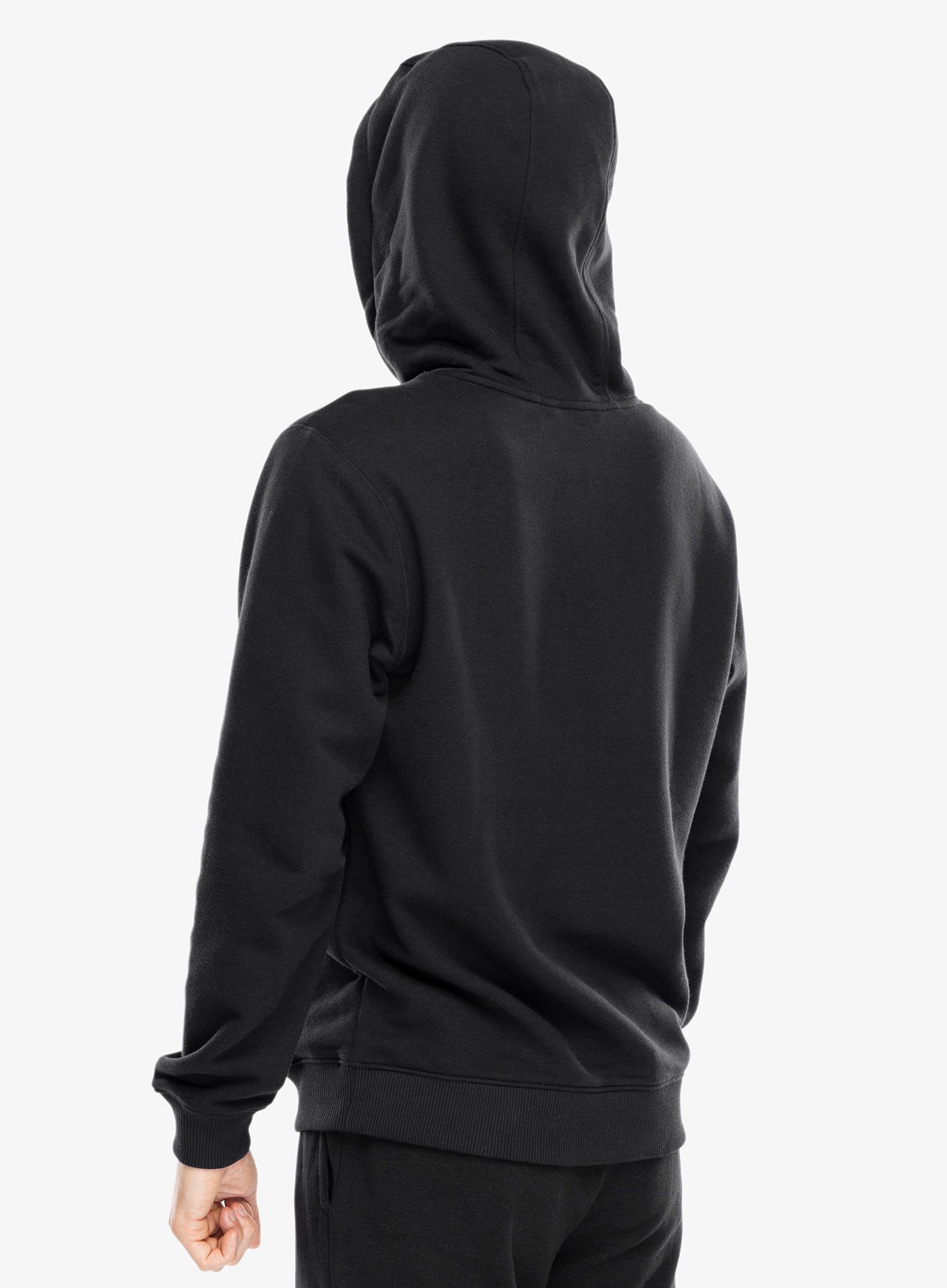 Mikina s kapucí Salomon Logo Perf HD - deep black