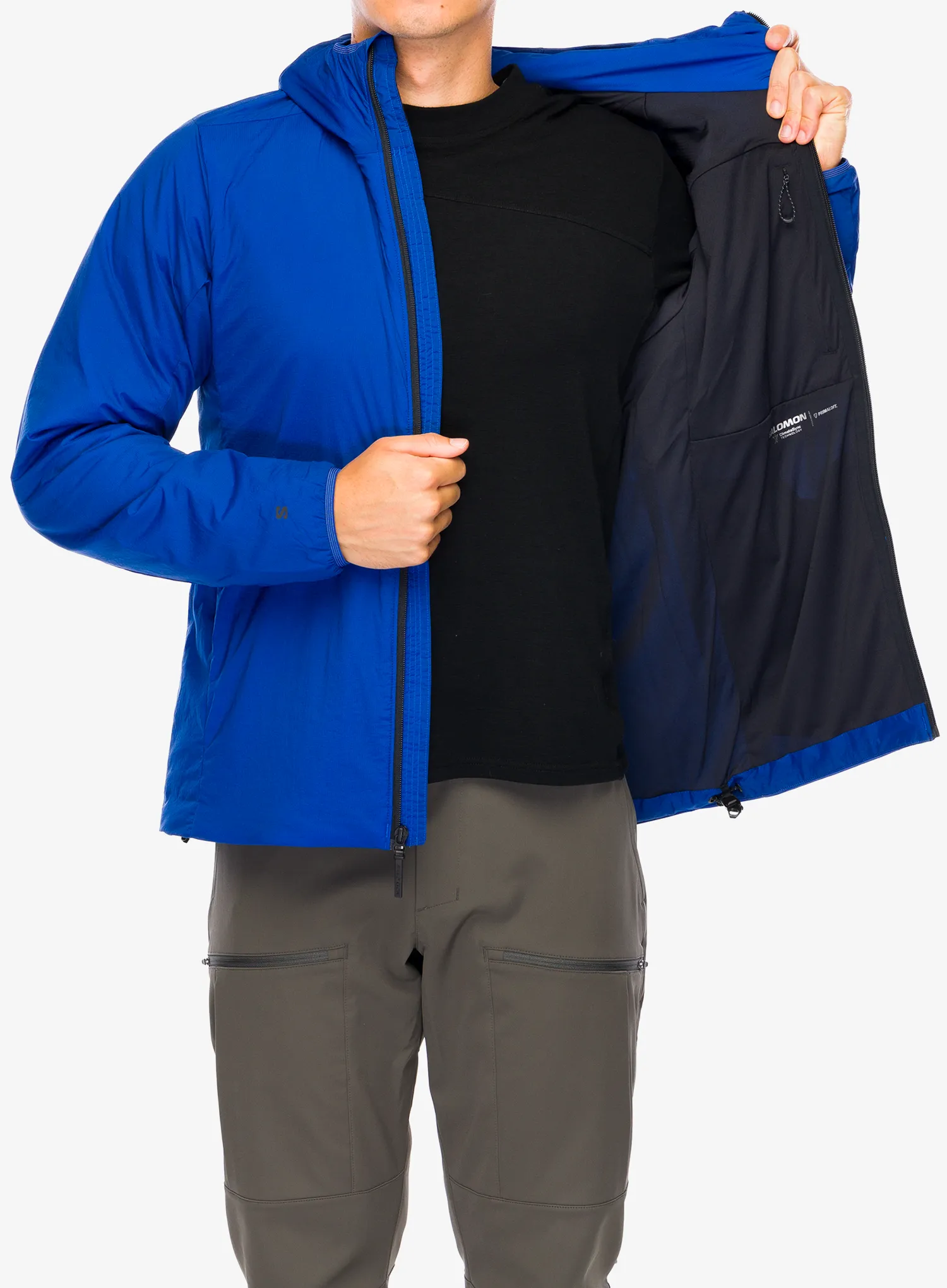 Zateplená bunda Salomon Mountain Flex Jacket HD - surf the web