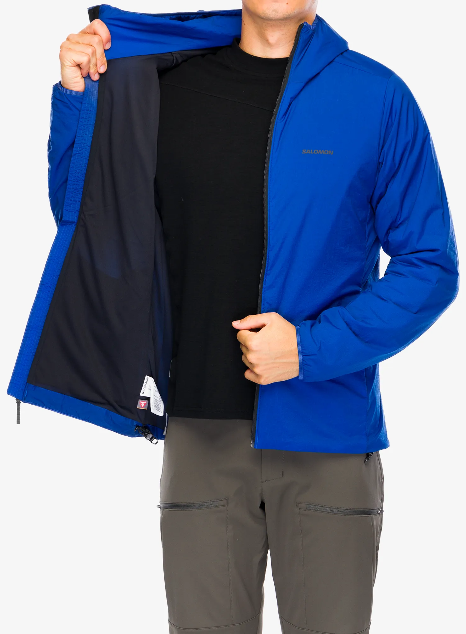 Zateplená bunda Salomon Mountain Flex Jacket HD - surf the web