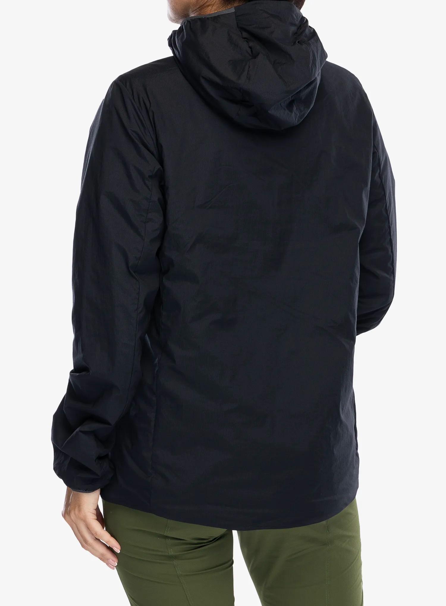 Zateplená bunda dámská Salomon Mountain Flex Jacket Hood - deep black