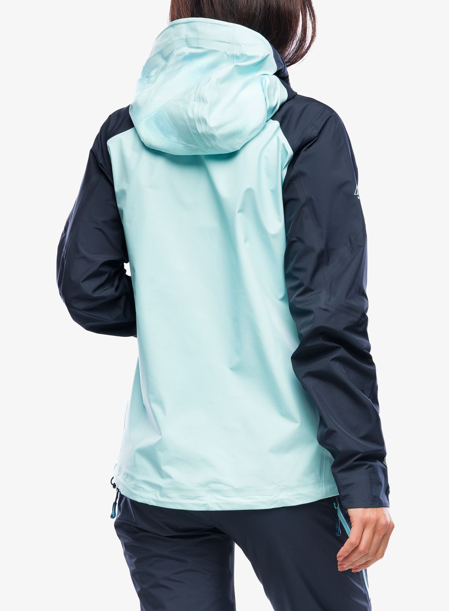 Damska bunda na skialpy Salomon Mtn Gore-Tex 3L Jacket - carbon/limpet shell