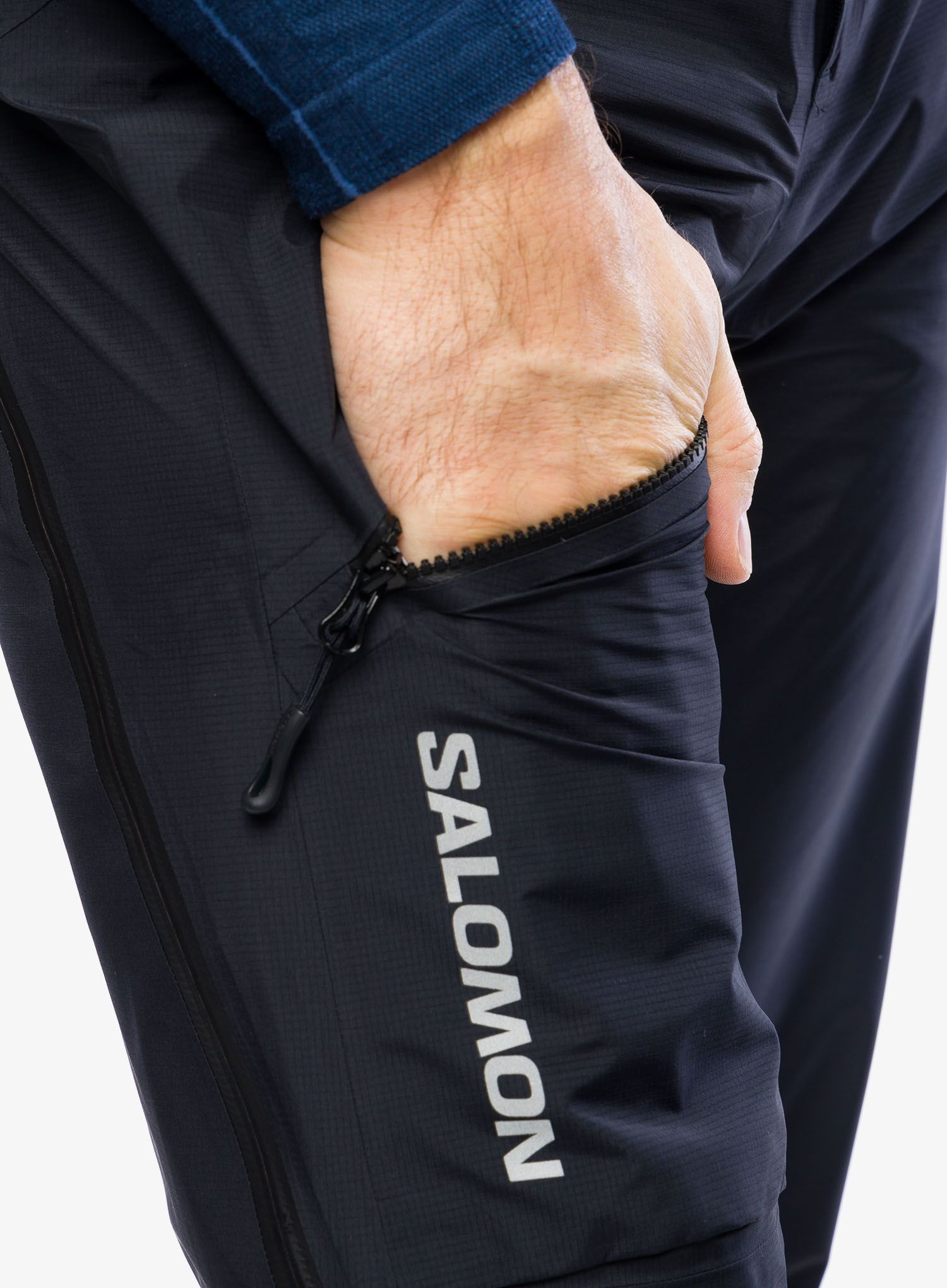 Kalhoty na skialpy Salomon Mtn Gore-Tex 3L Pant - deep black