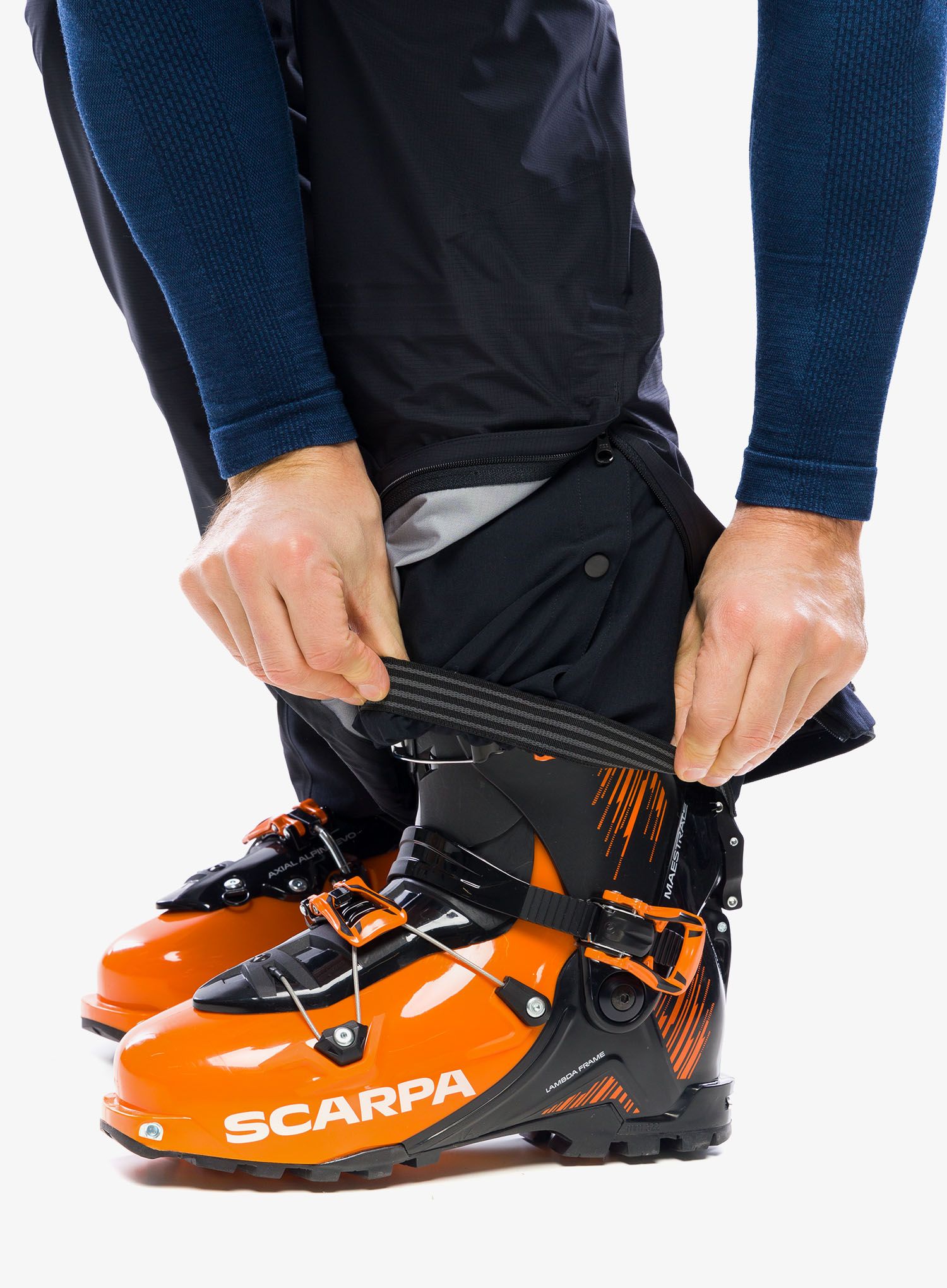 Kalhoty na skialpy Salomon Mtn Gore-Tex 3L Pant - deep black