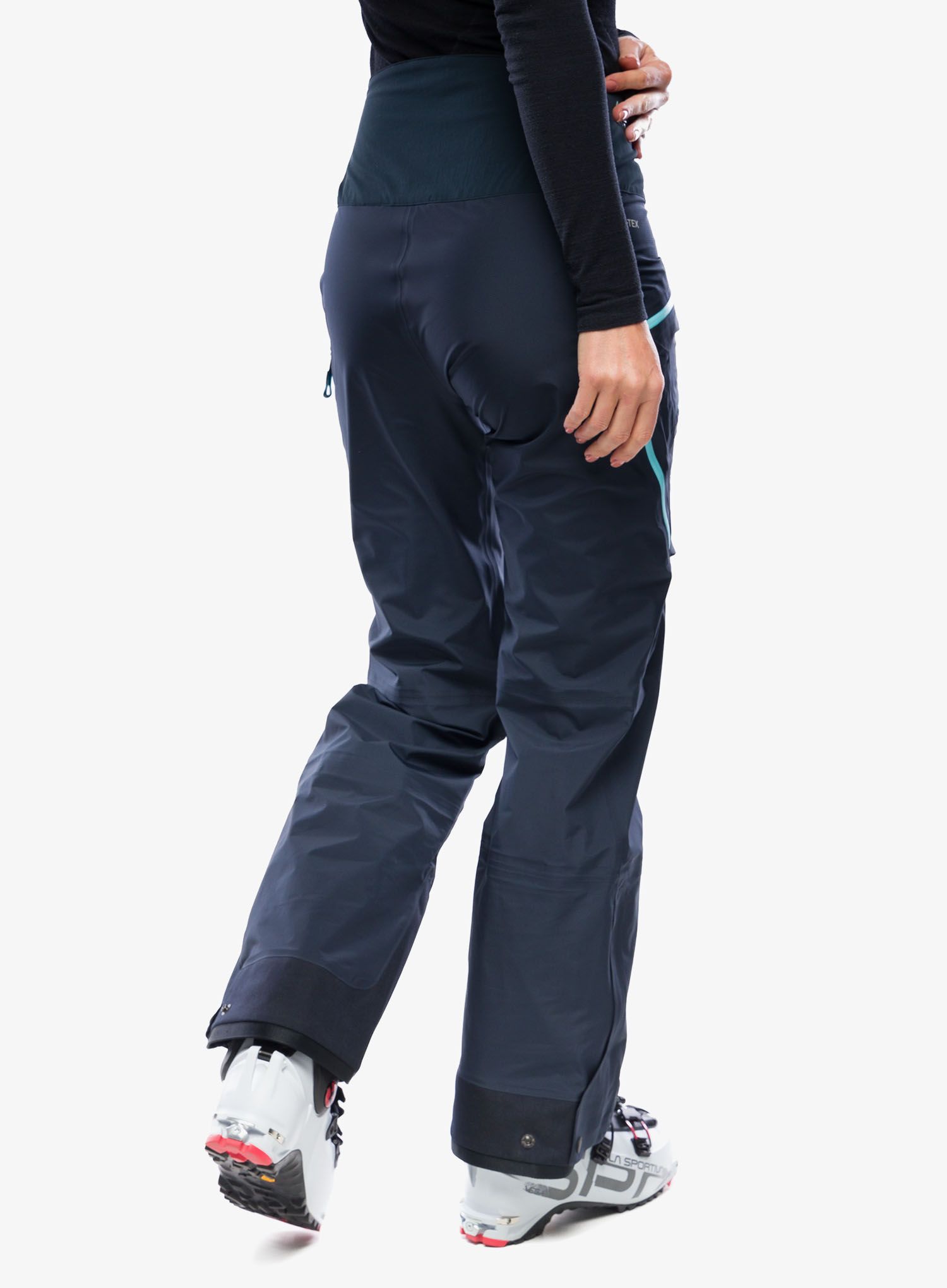 Nepromokavé kalhoty dámské Salomon Mtn Gore-Tex 3L Pants - carbon