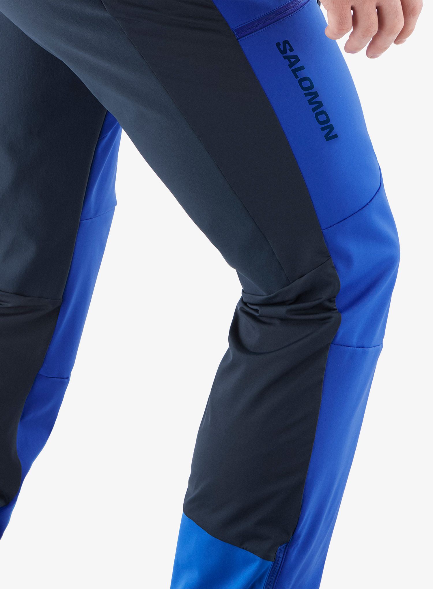 Softshell kalhoty Salomon Mtn Softshell Pant - surf the web/carbon