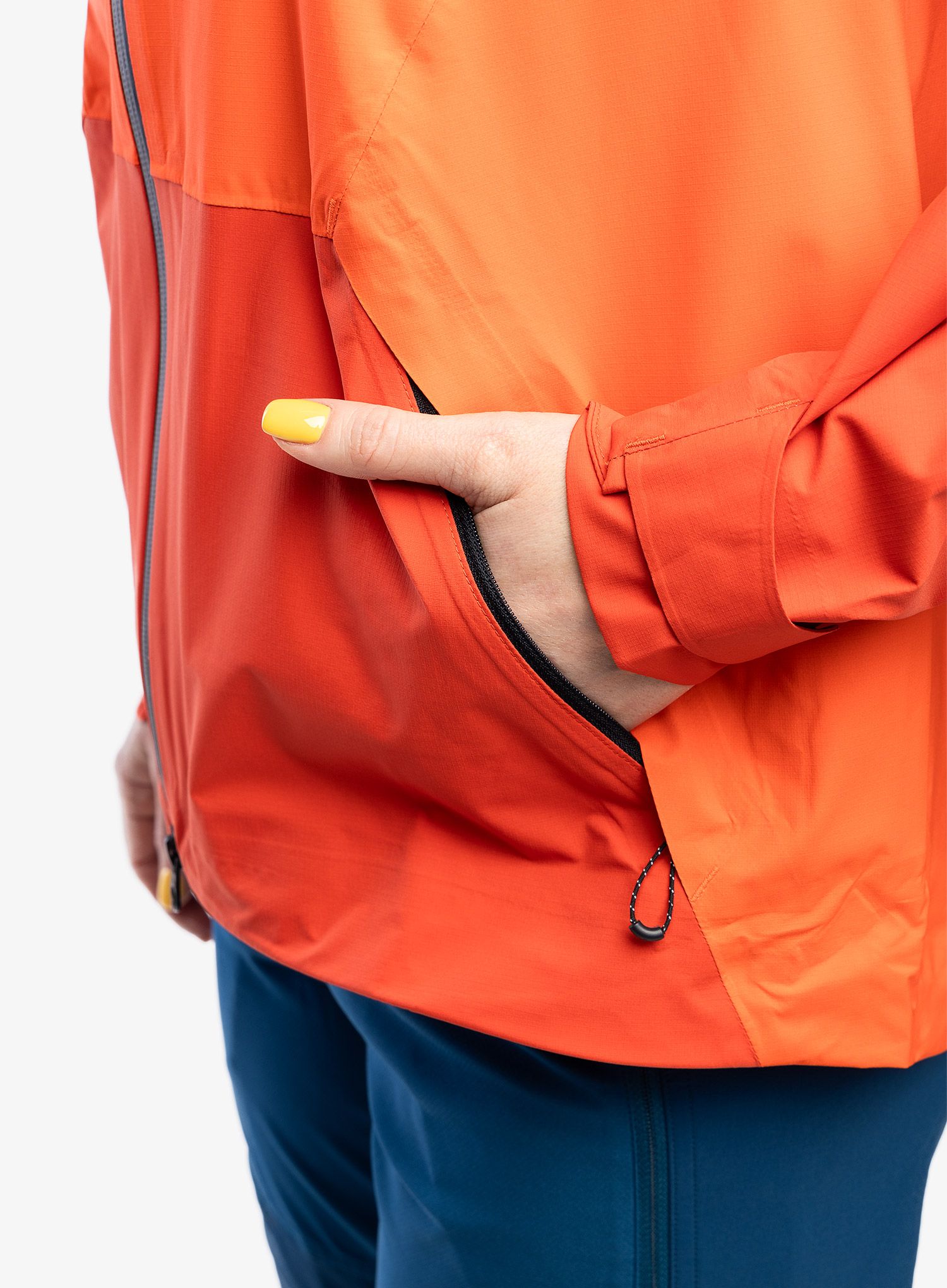 Dámská bunda do deště Salomon Outerpath 2.5L WP JKT - valiant poppy