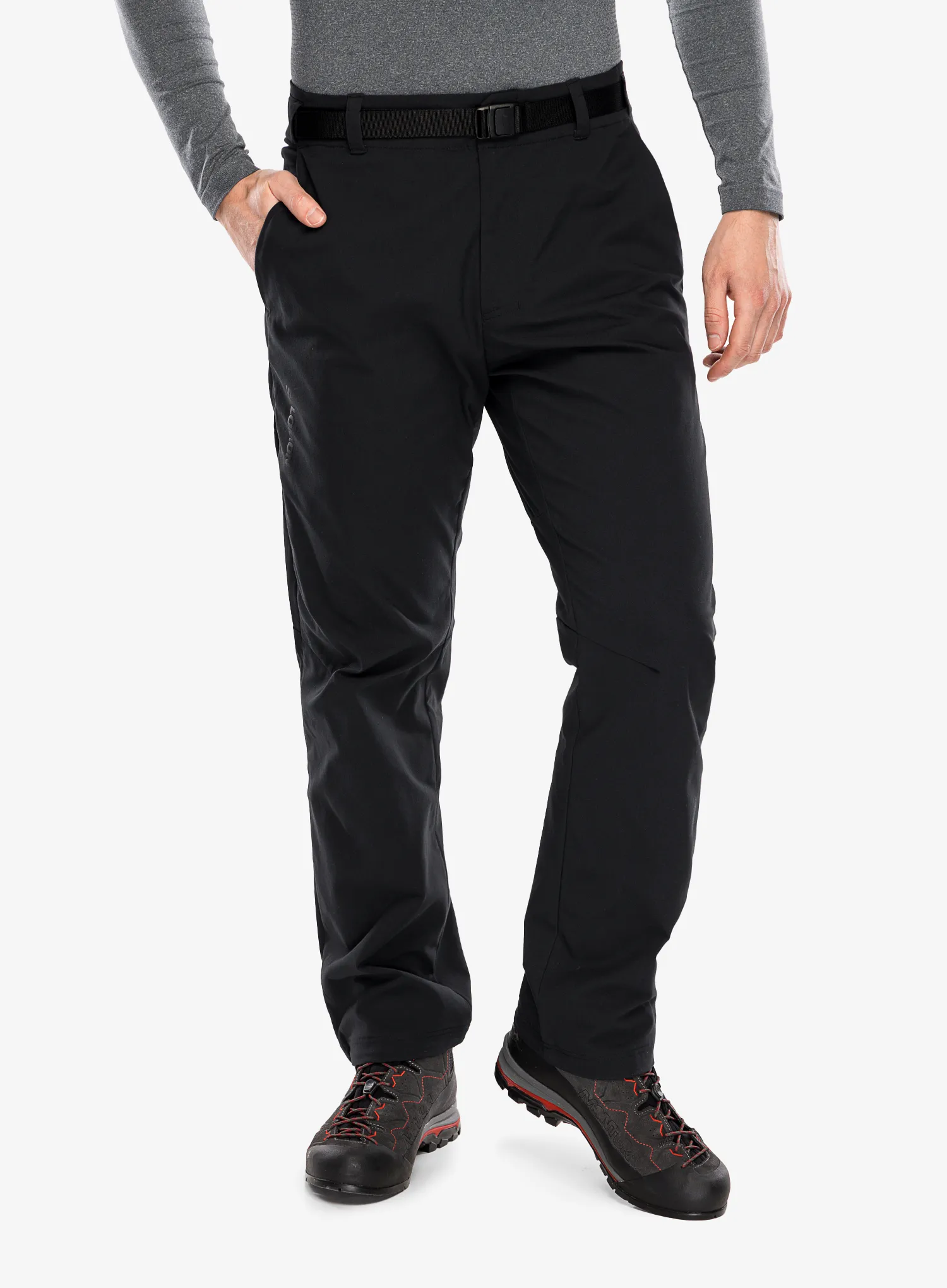 Turistické kalhoty Salomon Outerpath Base  - deep black