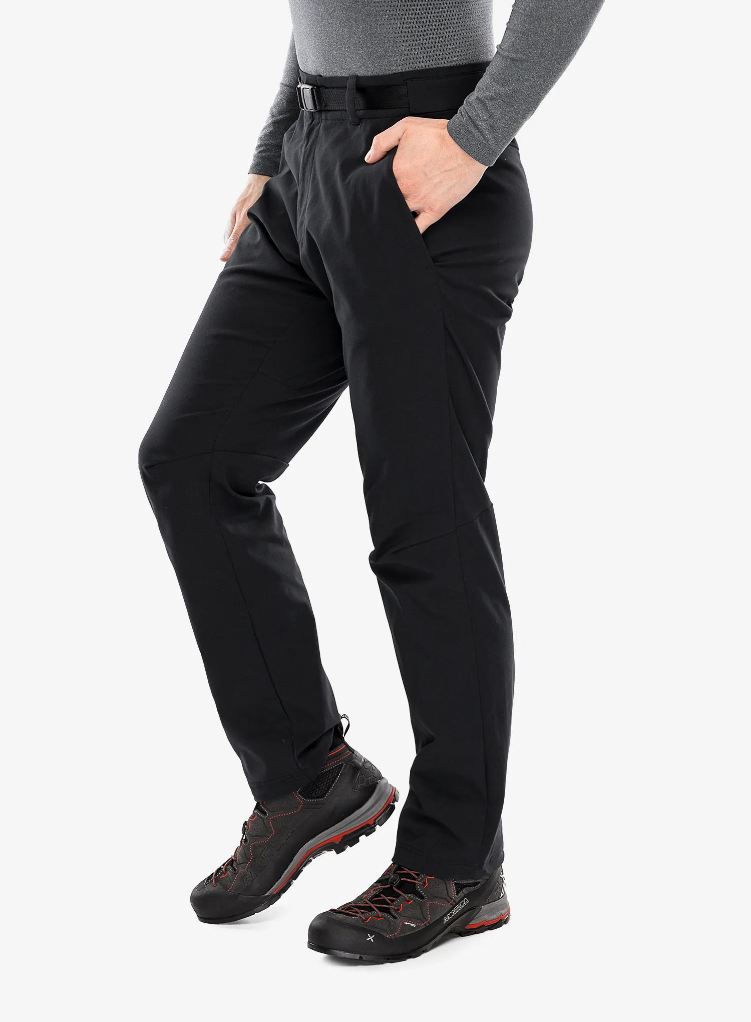 Turistické kalhoty Salomon Outerpath Base  - deep black