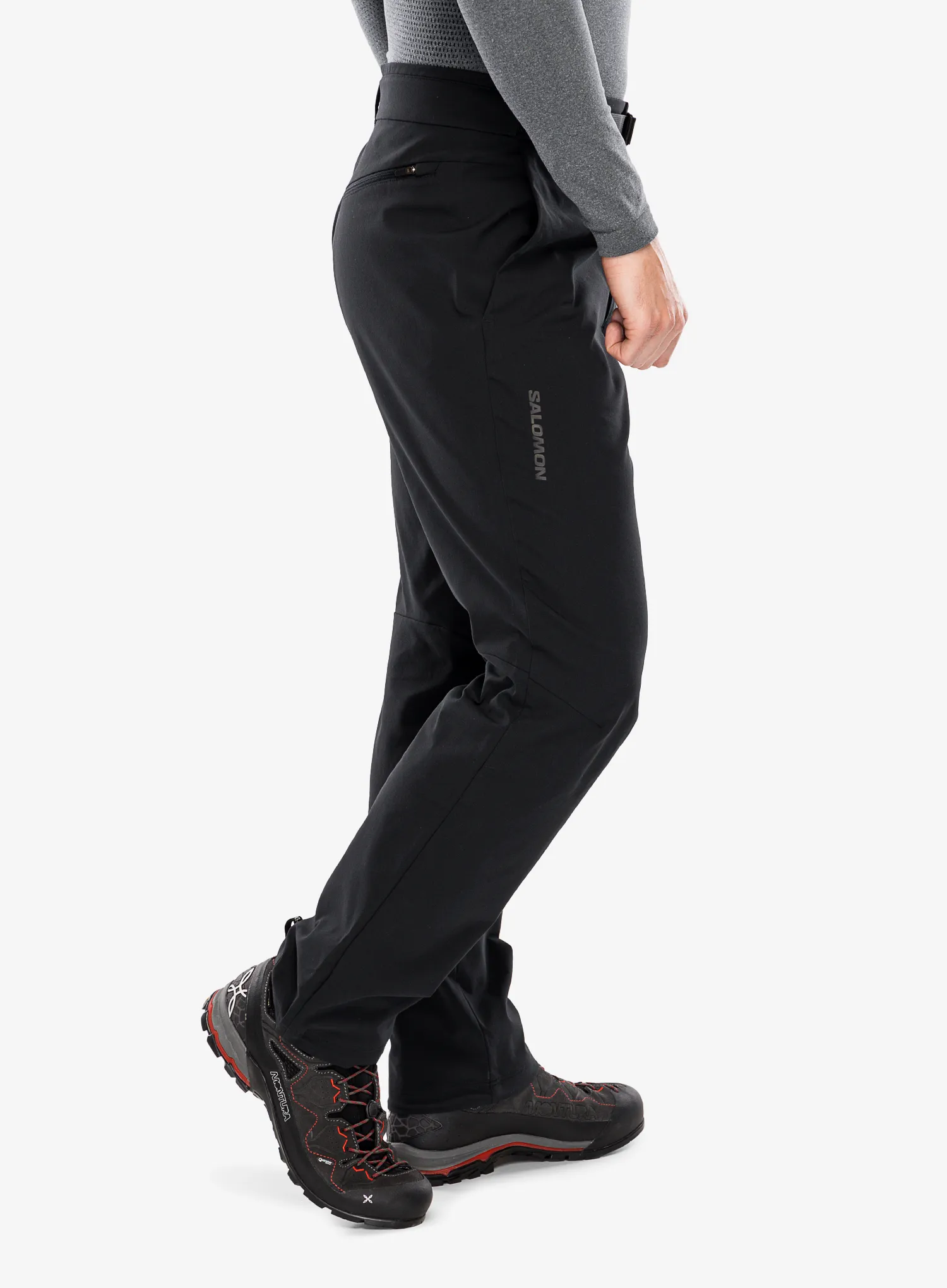 Turistické kalhoty Salomon Outerpath Base  - deep black