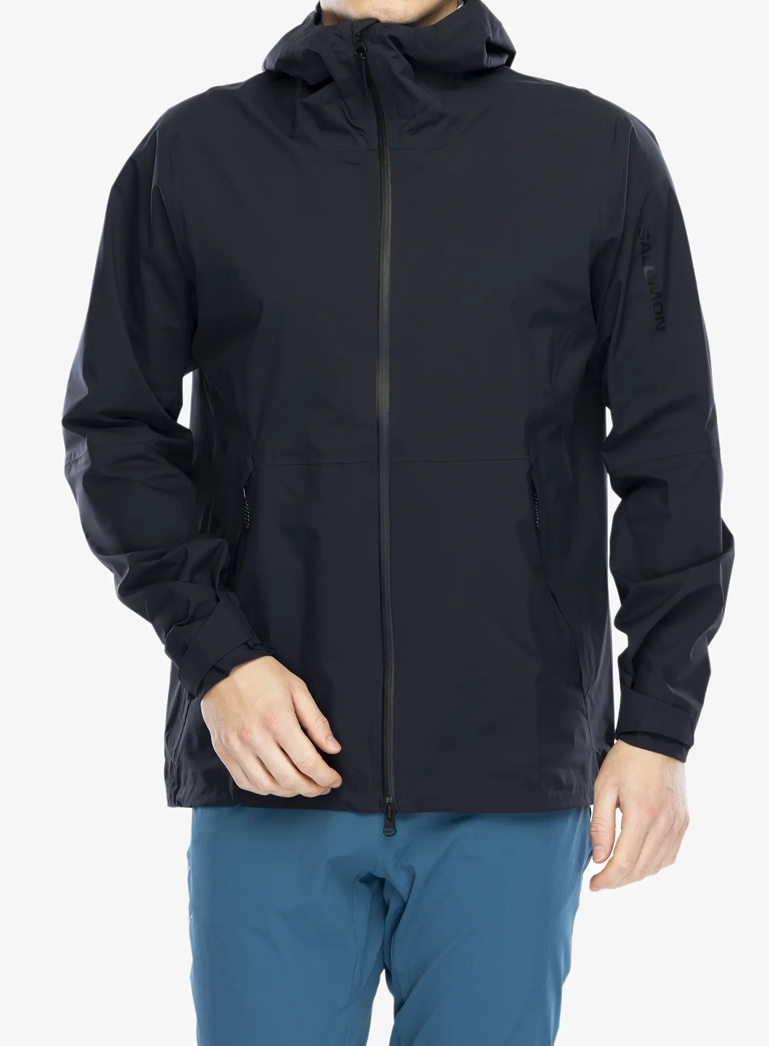 Bunda s membránou Salomon Outerpath Jacket - deep black