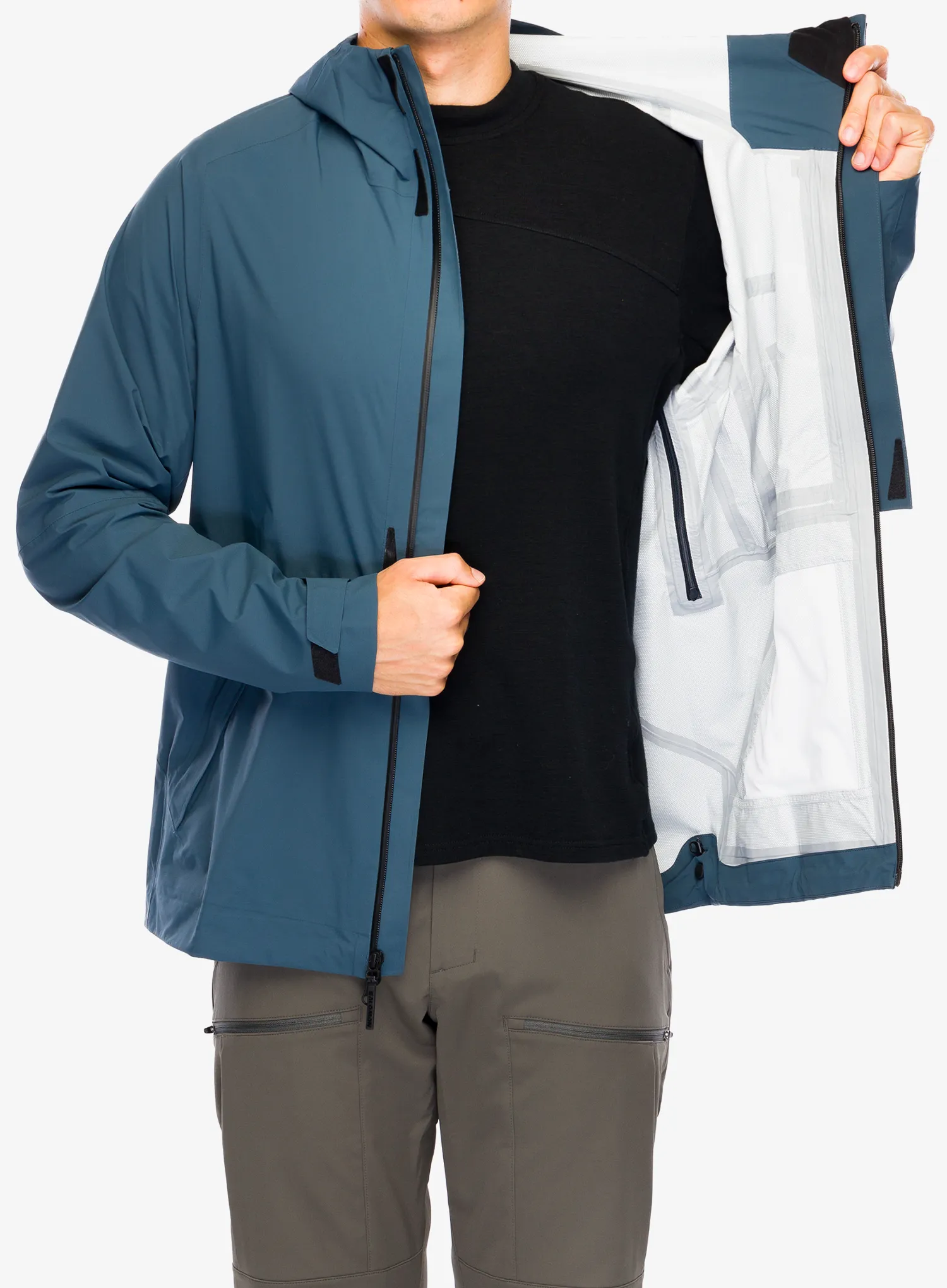 Bunda s membránou Salomon Outerpath Pro Jacket - midnight navy