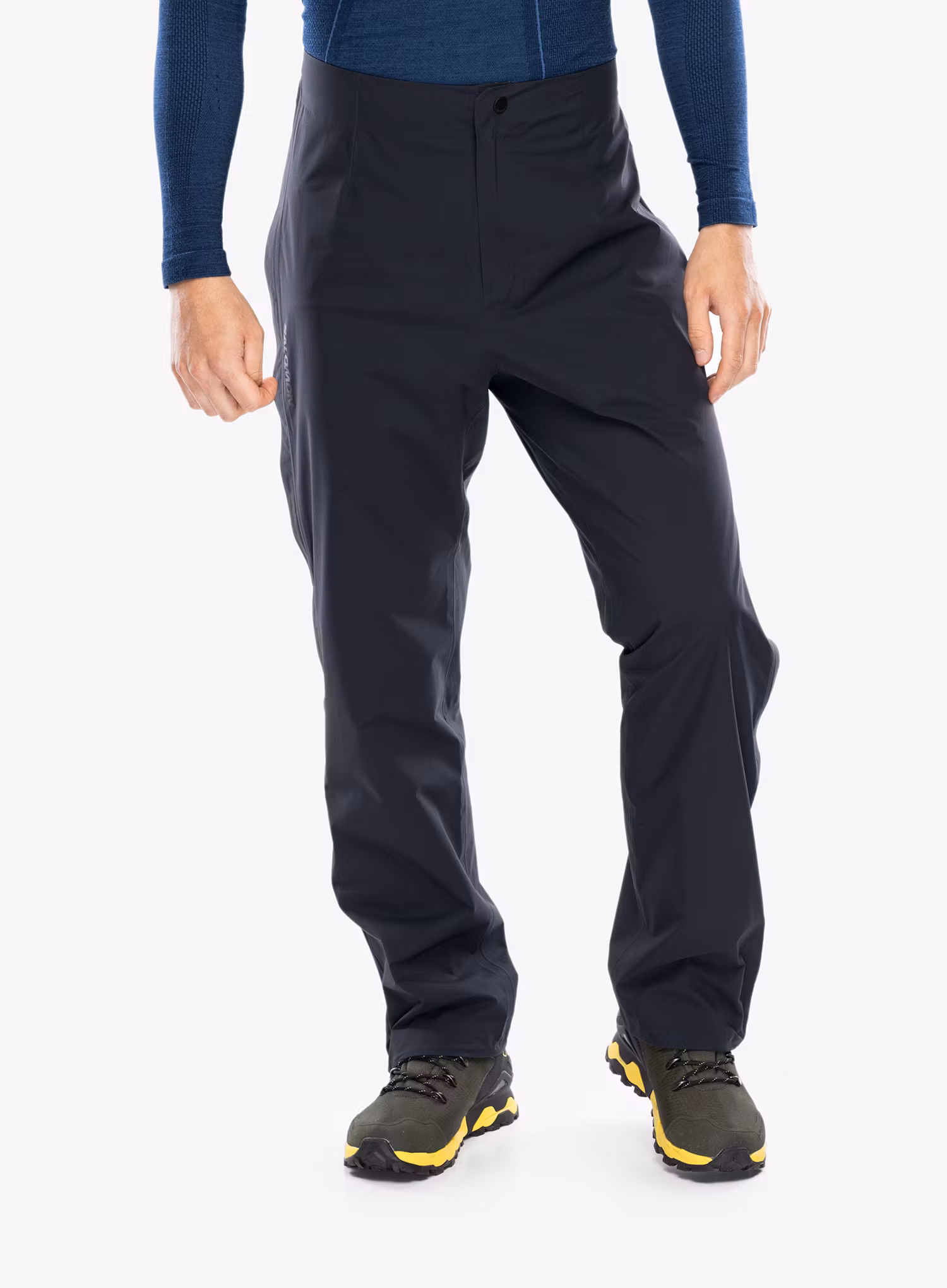 Nepromokavé kalhoty Salomon Outerpath WP Pants - deep black