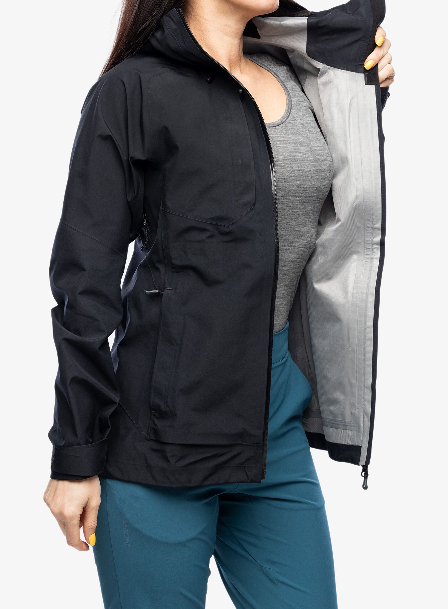 GORE TEX bunda dámská Salomon Outline 3L GTX Shell - deep black
