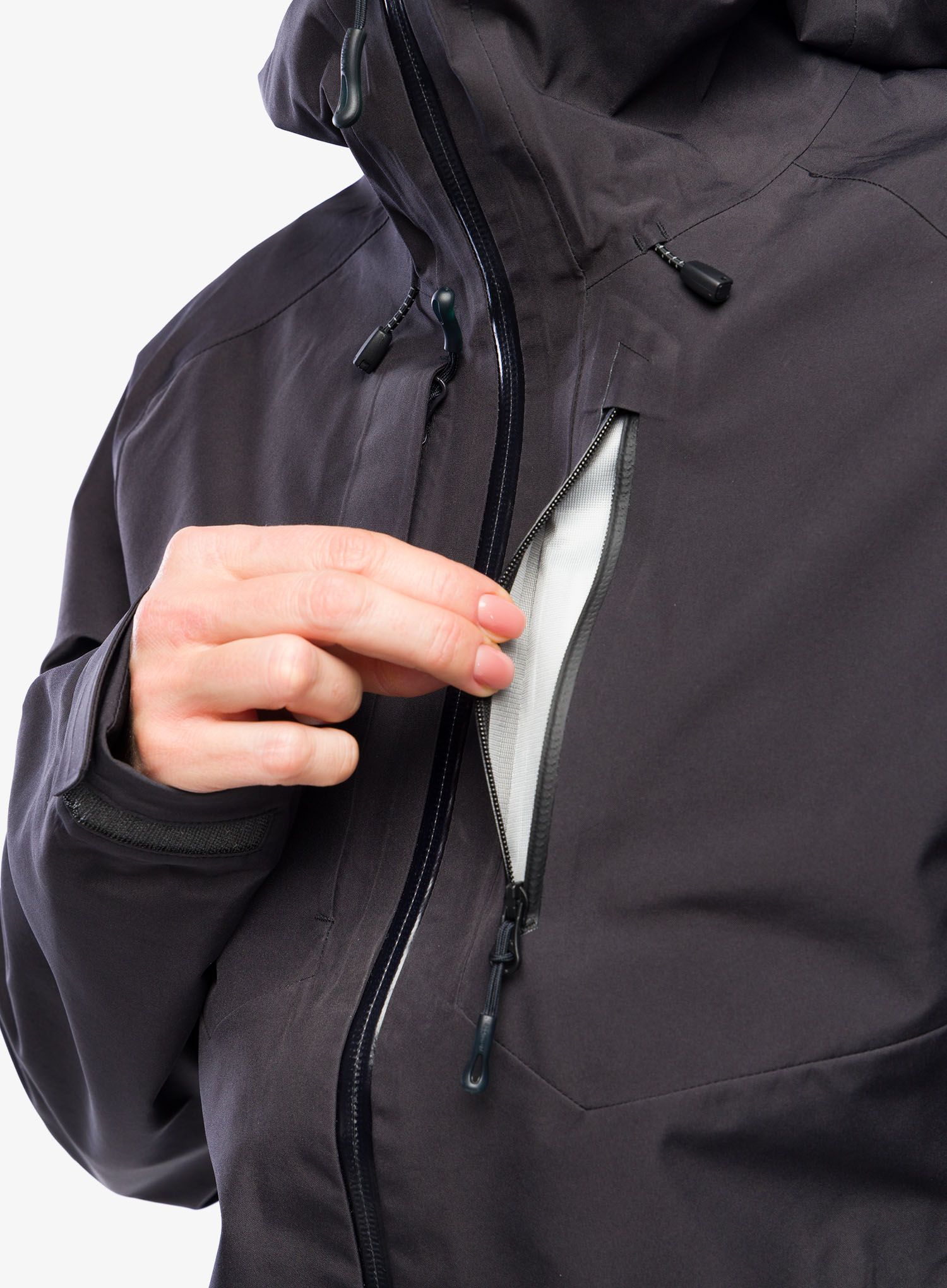 Dámská nepromokavá bunda s membránou Salomon Outline 3L GTX Shell - phantom