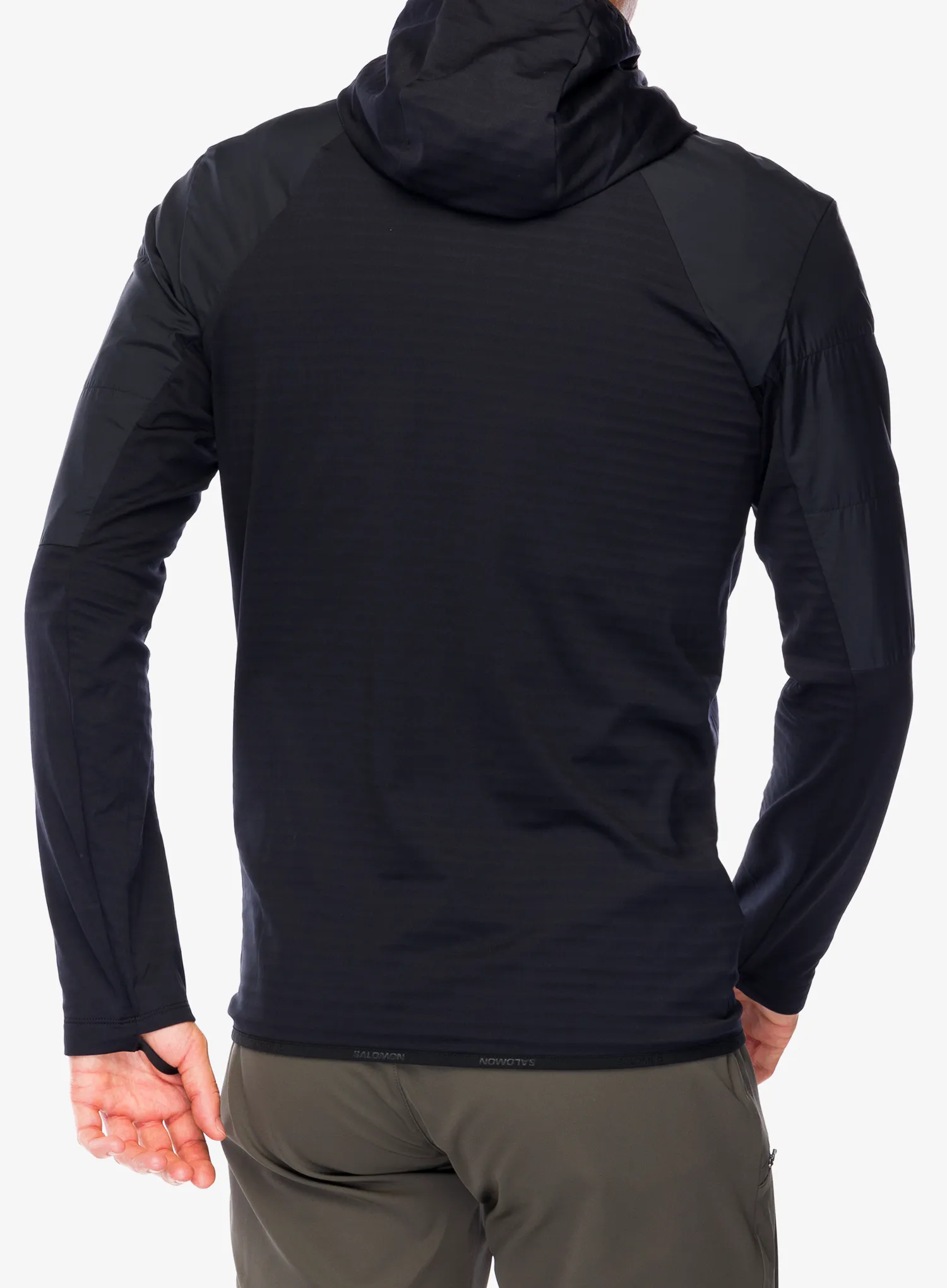 Hybridní bunda Salomon Outline As Hybrid - deep black