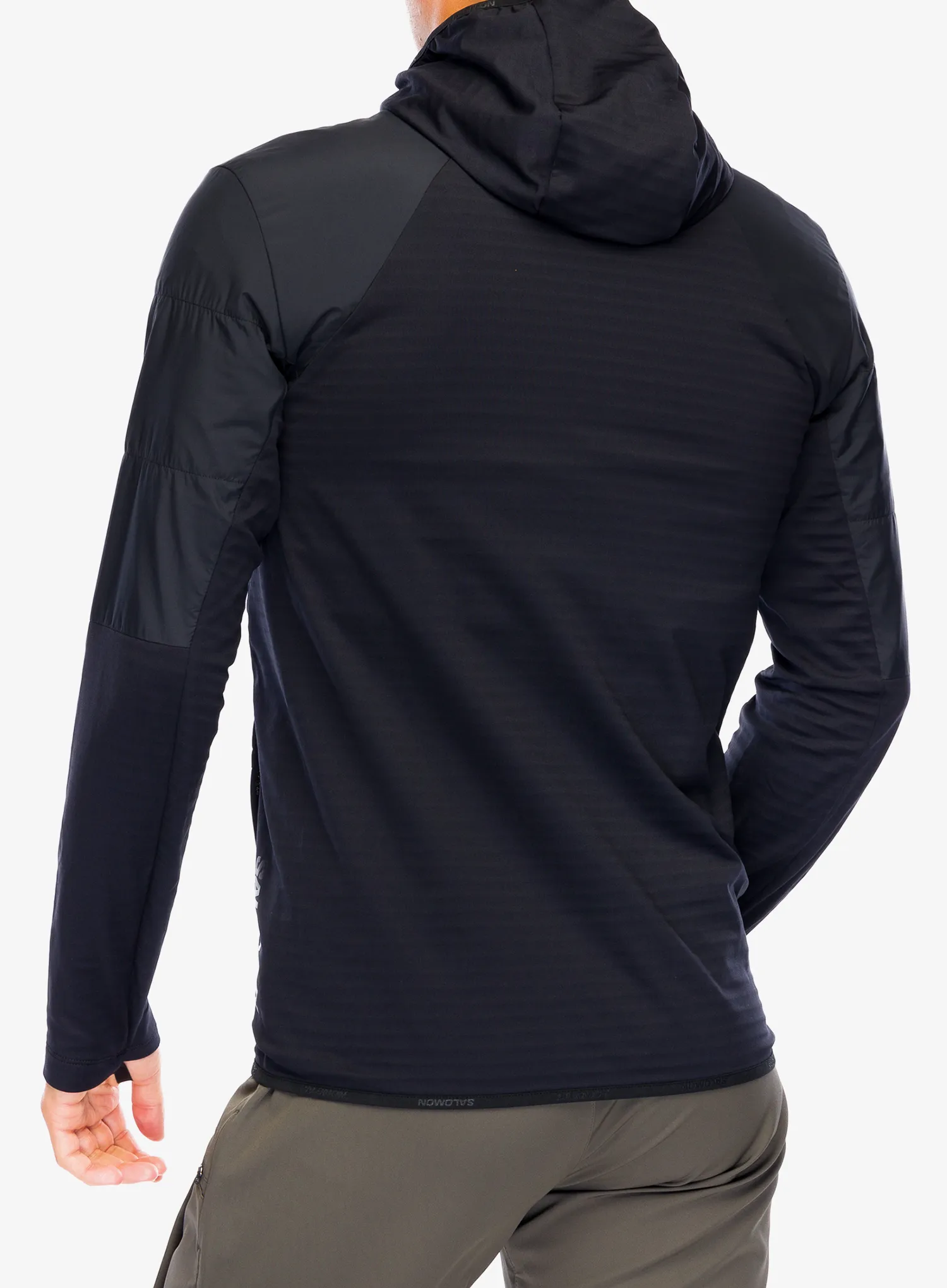 Hybridní bunda Salomon Outline As Hybrid - deep black