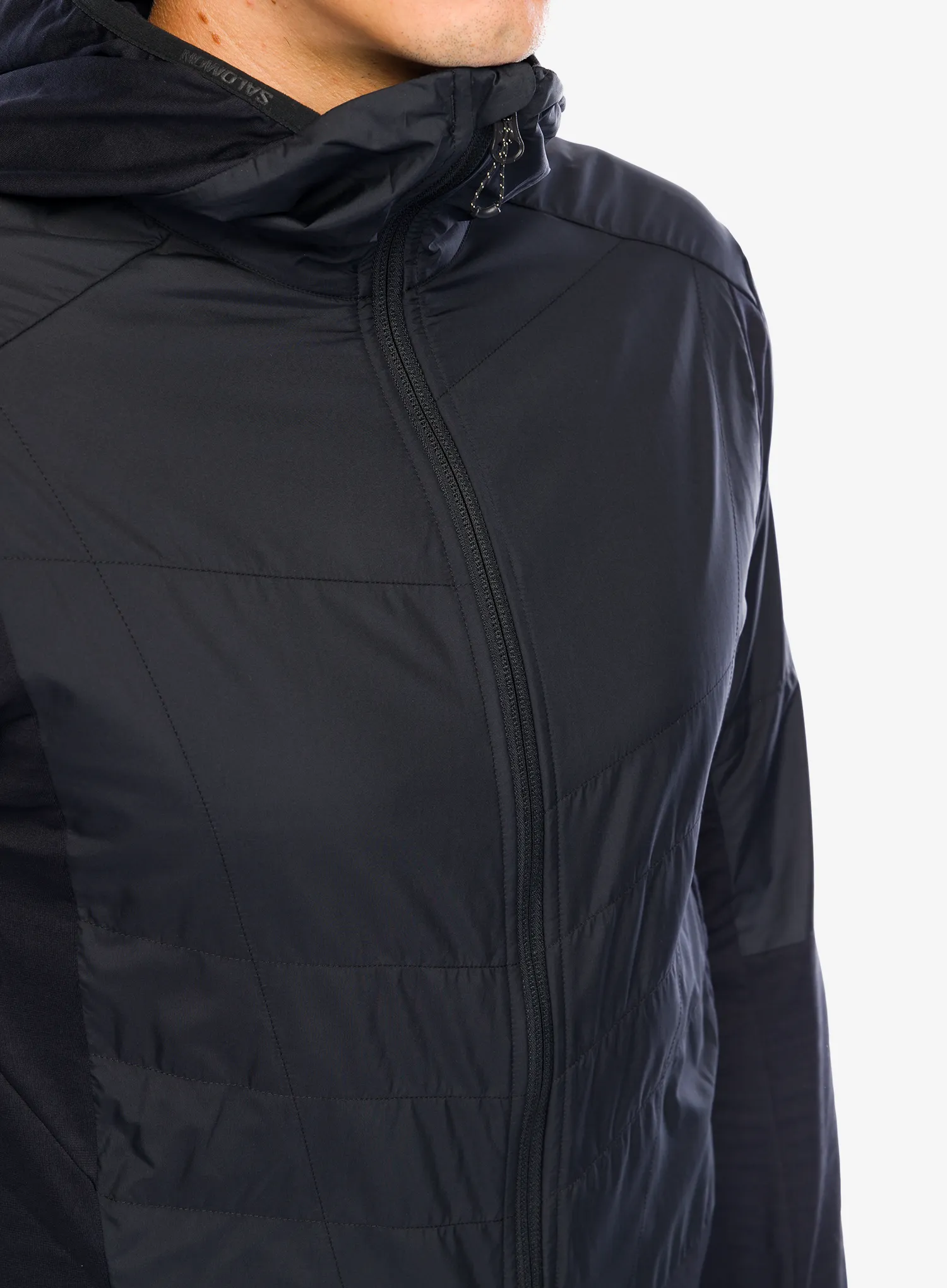 Hybridní bunda Salomon Outline As Hybrid - deep black
