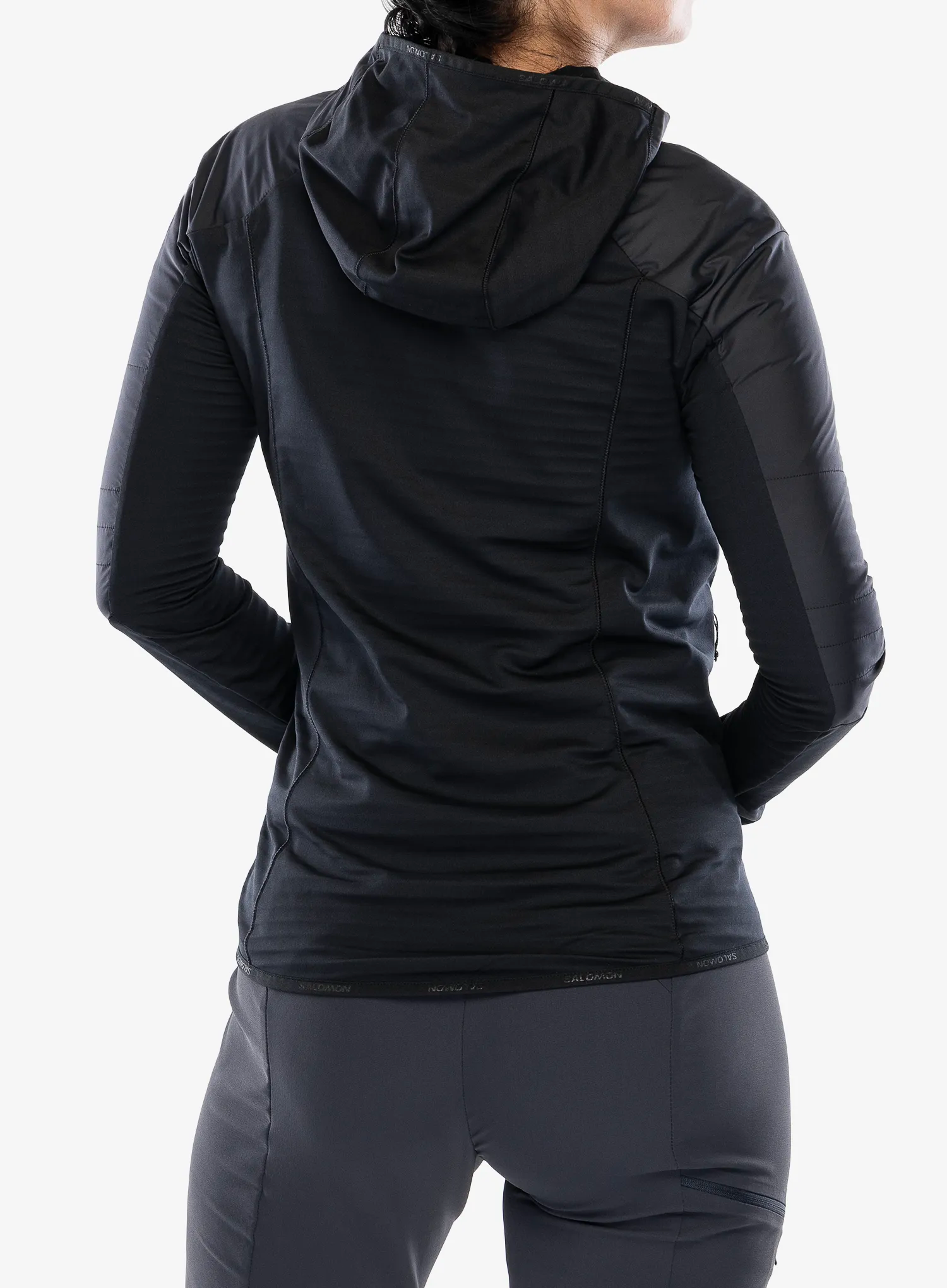 Hybridní bunda dámská Salomon Outline As Hybrid - deep black