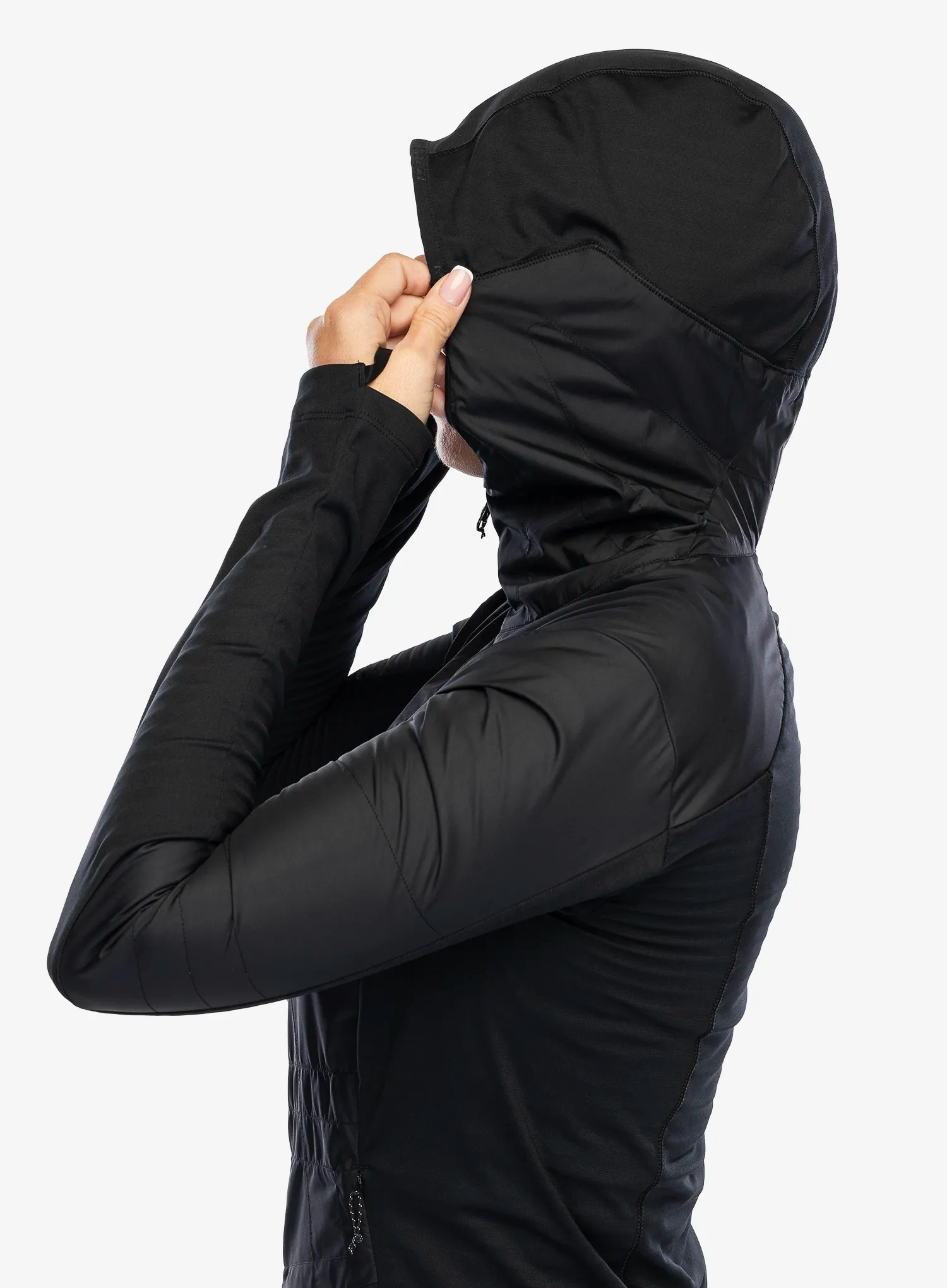 Hybridní bunda dámská Salomon Outline As Hybrid - deep black