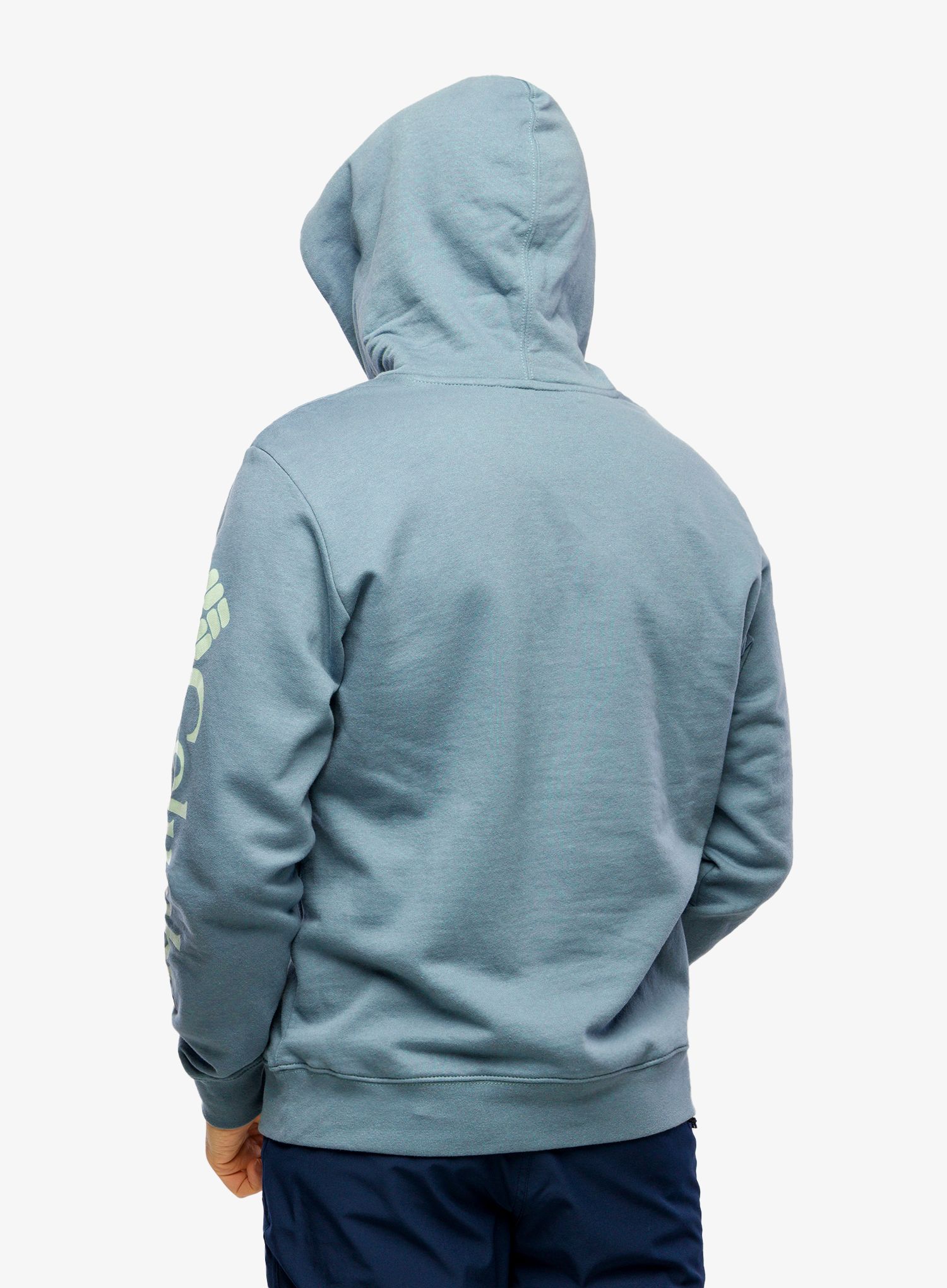 Pánská mikina Columbia Viewmont II Sleeve Graphic Hoodie - metal