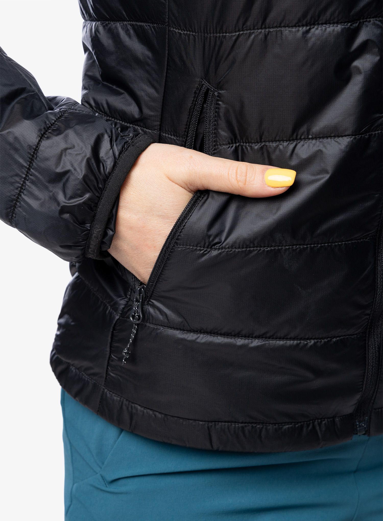 Zateplená bunda dámská Salomon Outline HD Insul Jkt - deep black