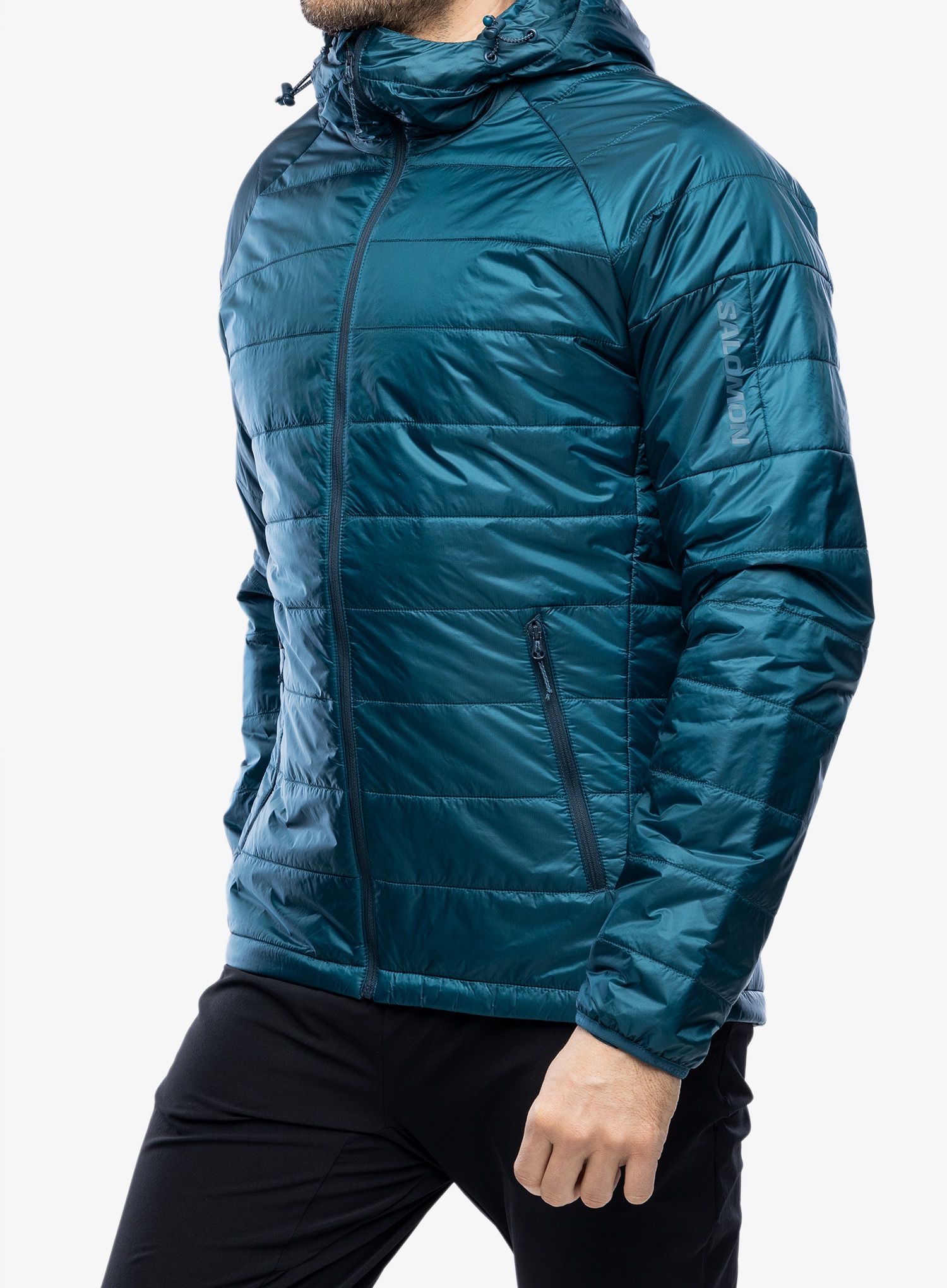 Zateplená bunda Salomon Outline HD Insul Jkt - deep dive