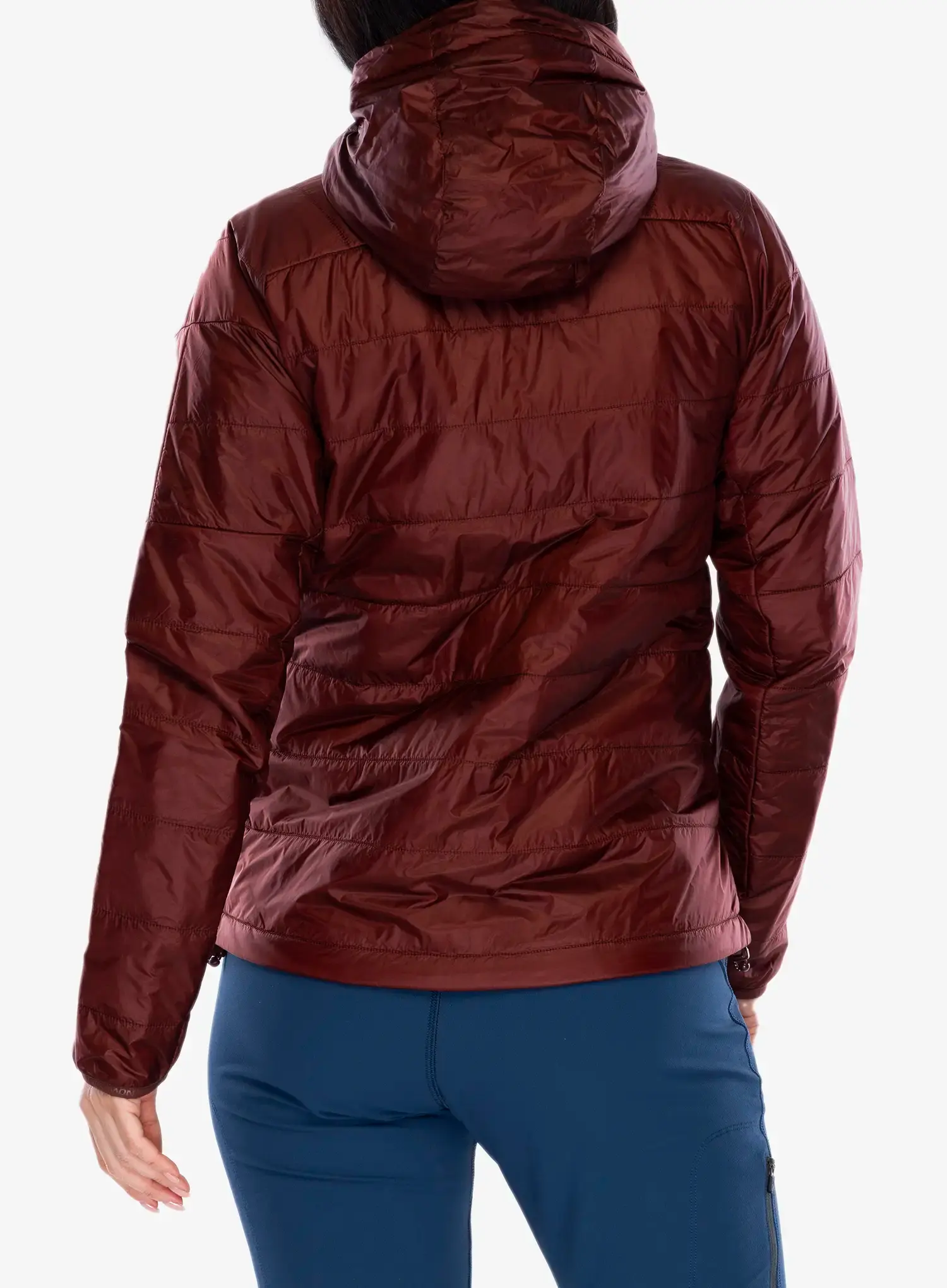Zateplená bunda dámská Salomon Outline HD JKT - rum raisin