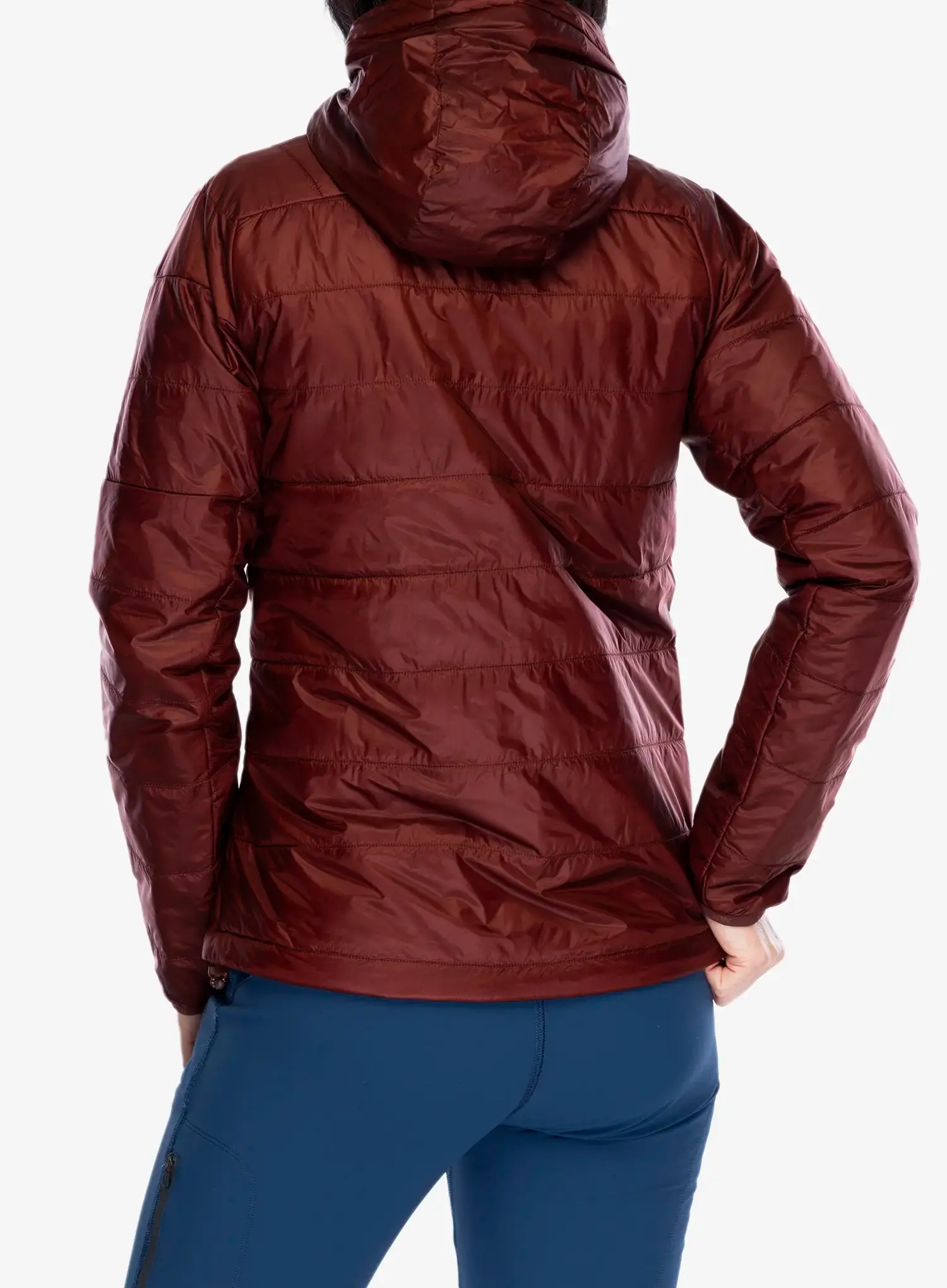 Zateplená bunda dámská Salomon Outline HD JKT - rum raisin