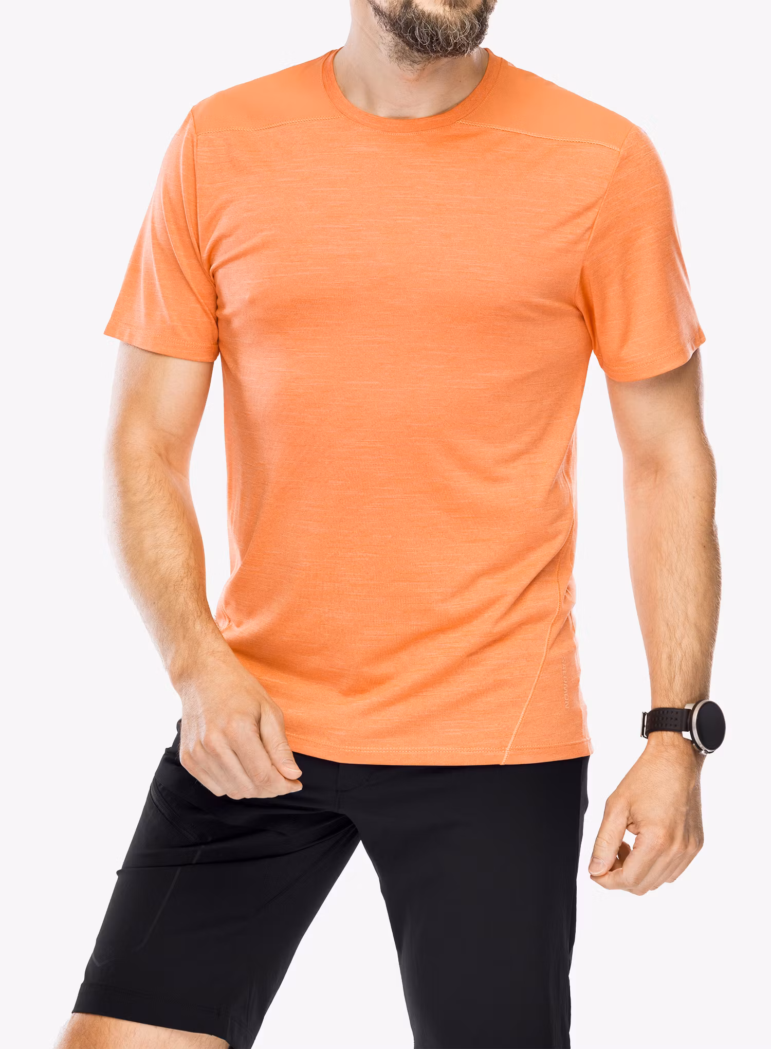 Rychleschnoucí triko Salomon Outline S/S Tee - langoustino