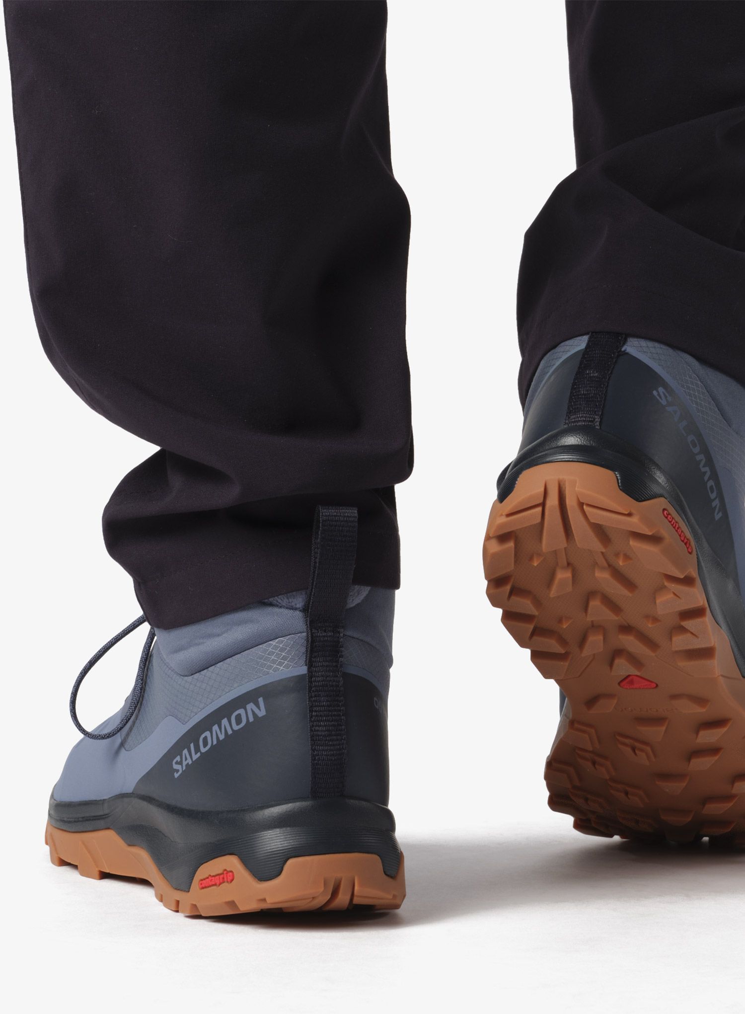 Outdoorové boty Salomon Outsnap CSWP - bering sea/carbon/gum