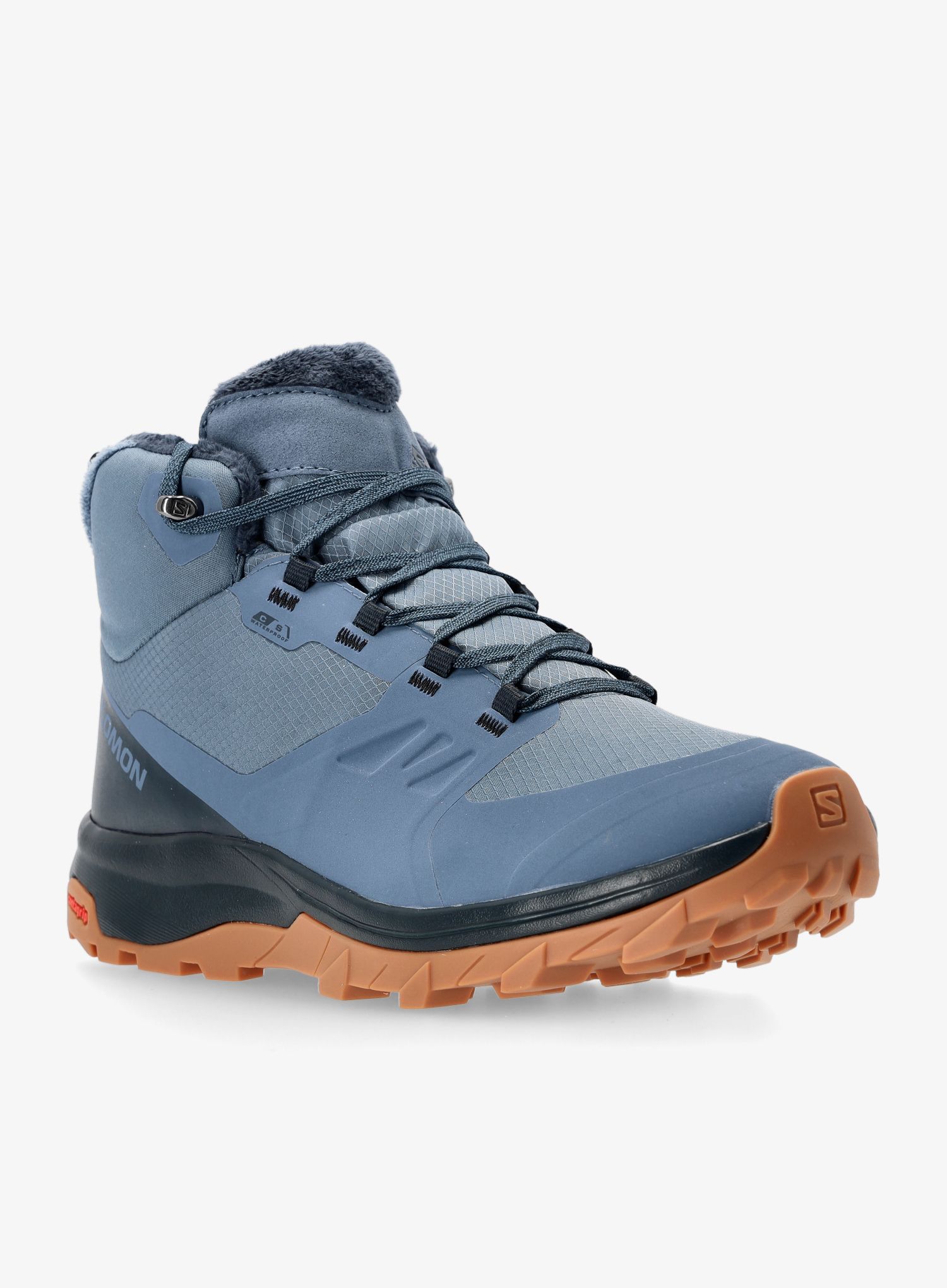 Outdoorové boty Salomon Outsnap CSWP - bering sea/carbon/gum