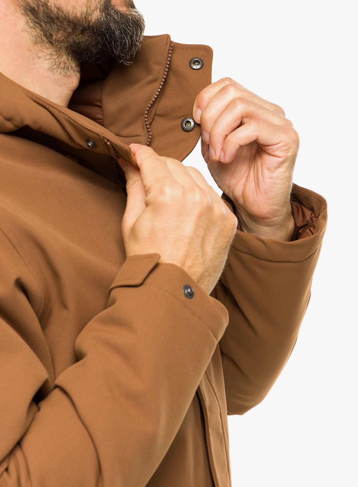 Zimní bunda Patagonia Lone Mountain Parka - moose brown