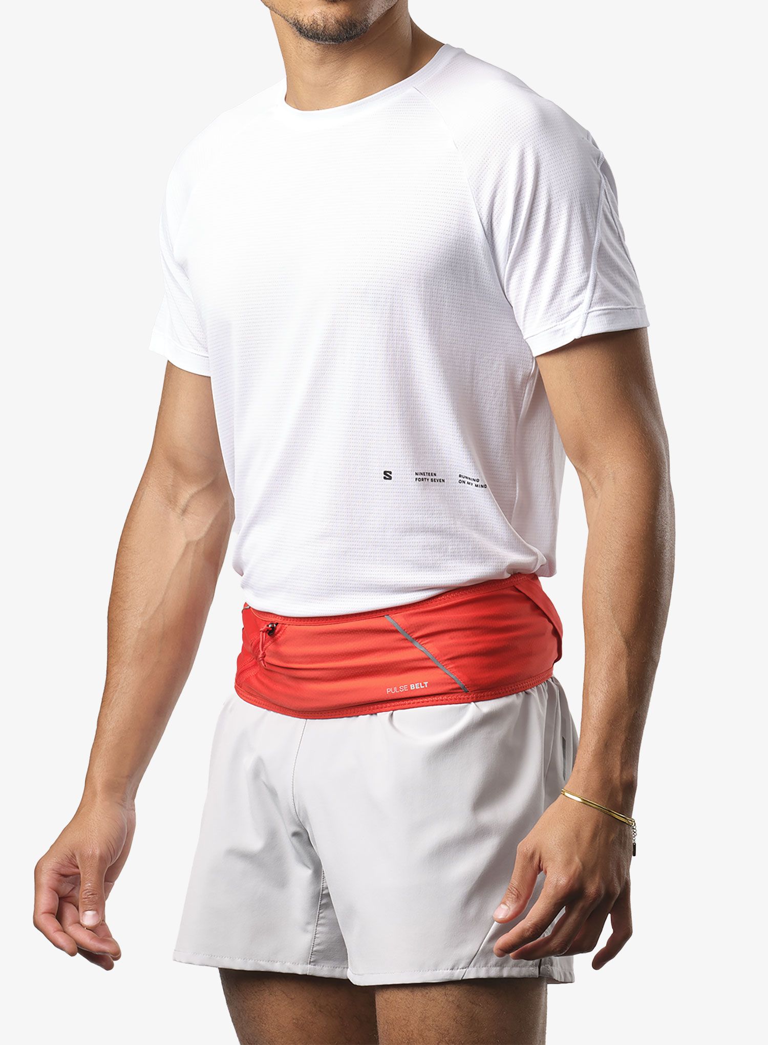 Běžecký opasek Salomon Pulse Belt - high risk red