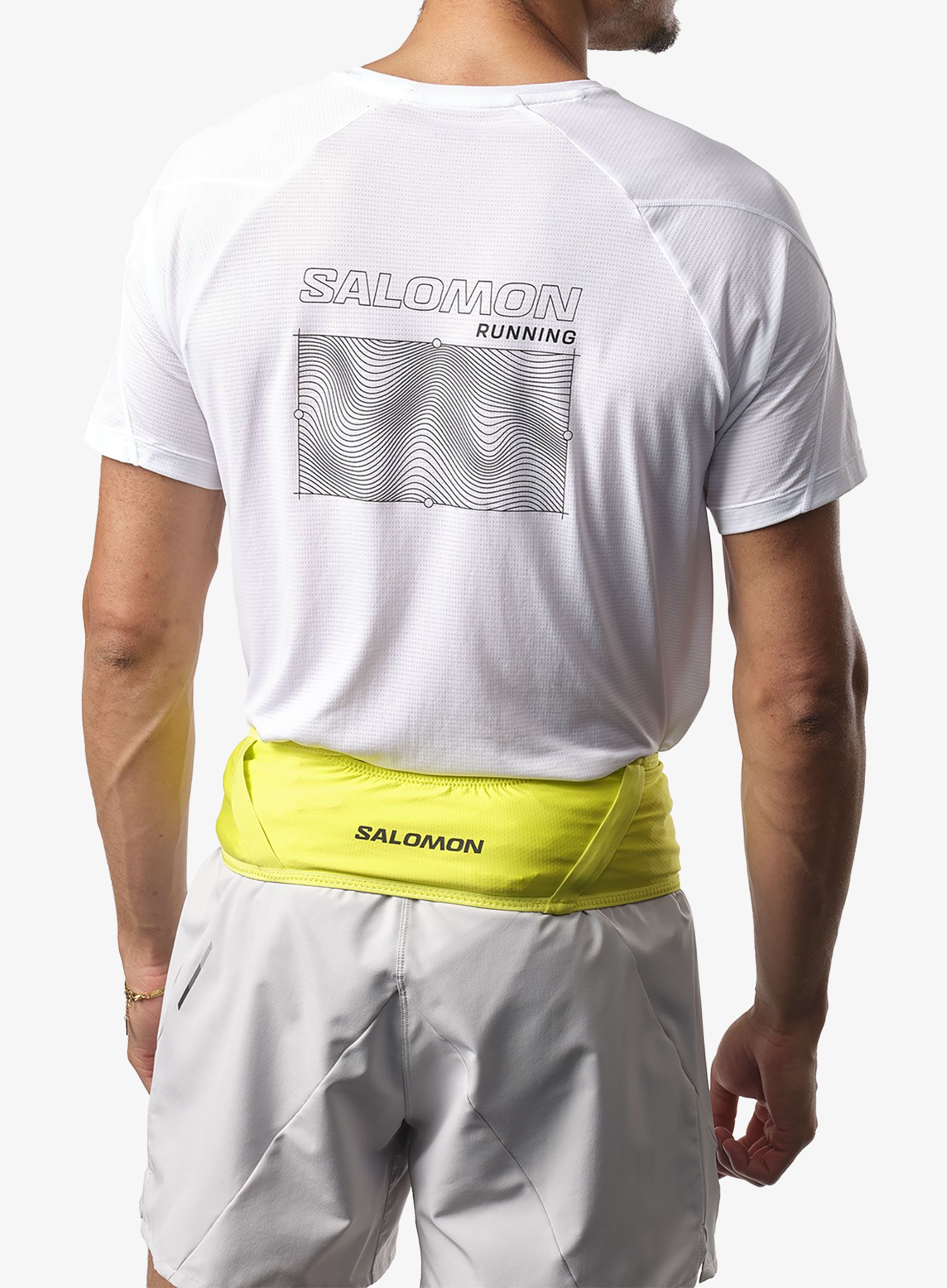 Běžecký opasek Salomon Pulse Belt - sulphur/glacier