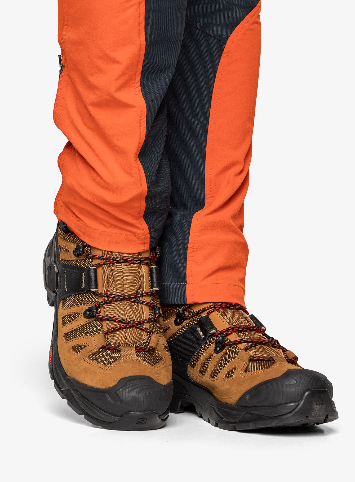 GORE TEX boty pánské Salomon Quest 4 GTX - rubber/black/fiery red
