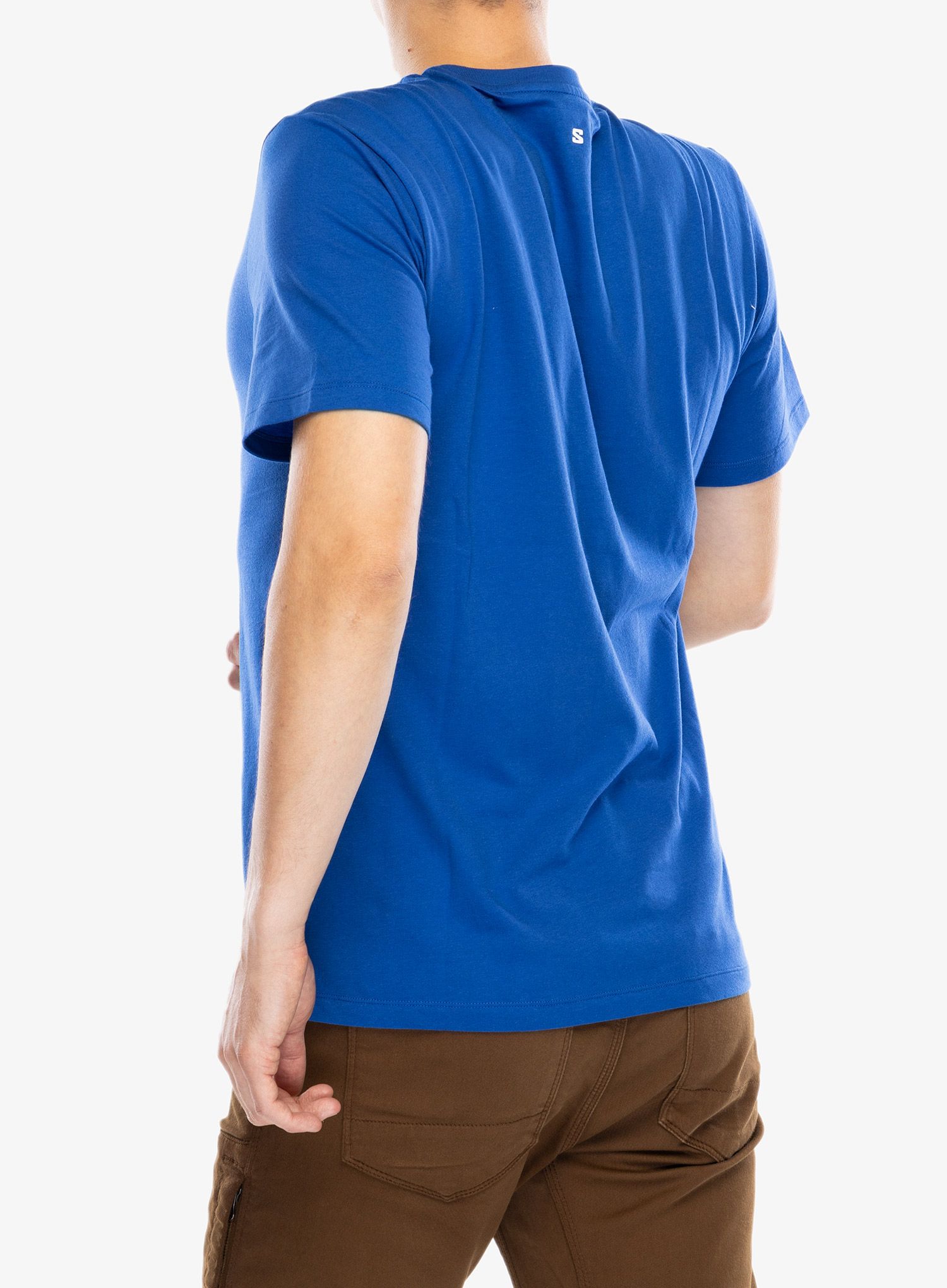 Bavlněné tričko Salomon Logo Performance S/S Tee - surf the web