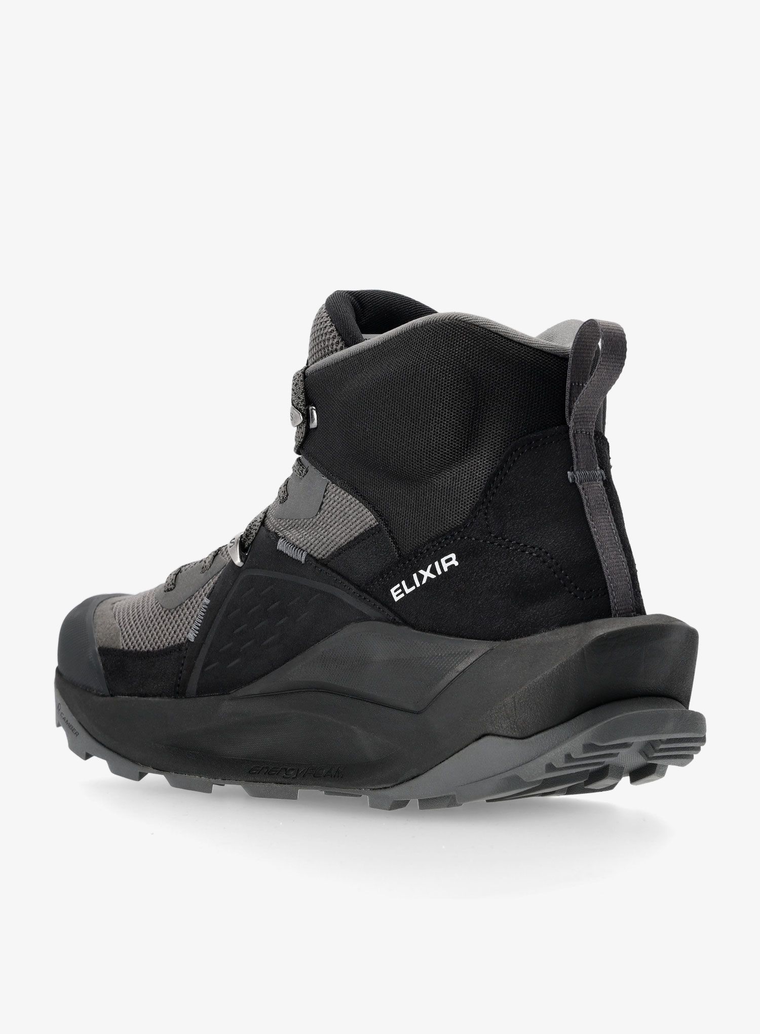 GORE TEX boty Salomon Elixir Mid GTX - black/magnet/qush