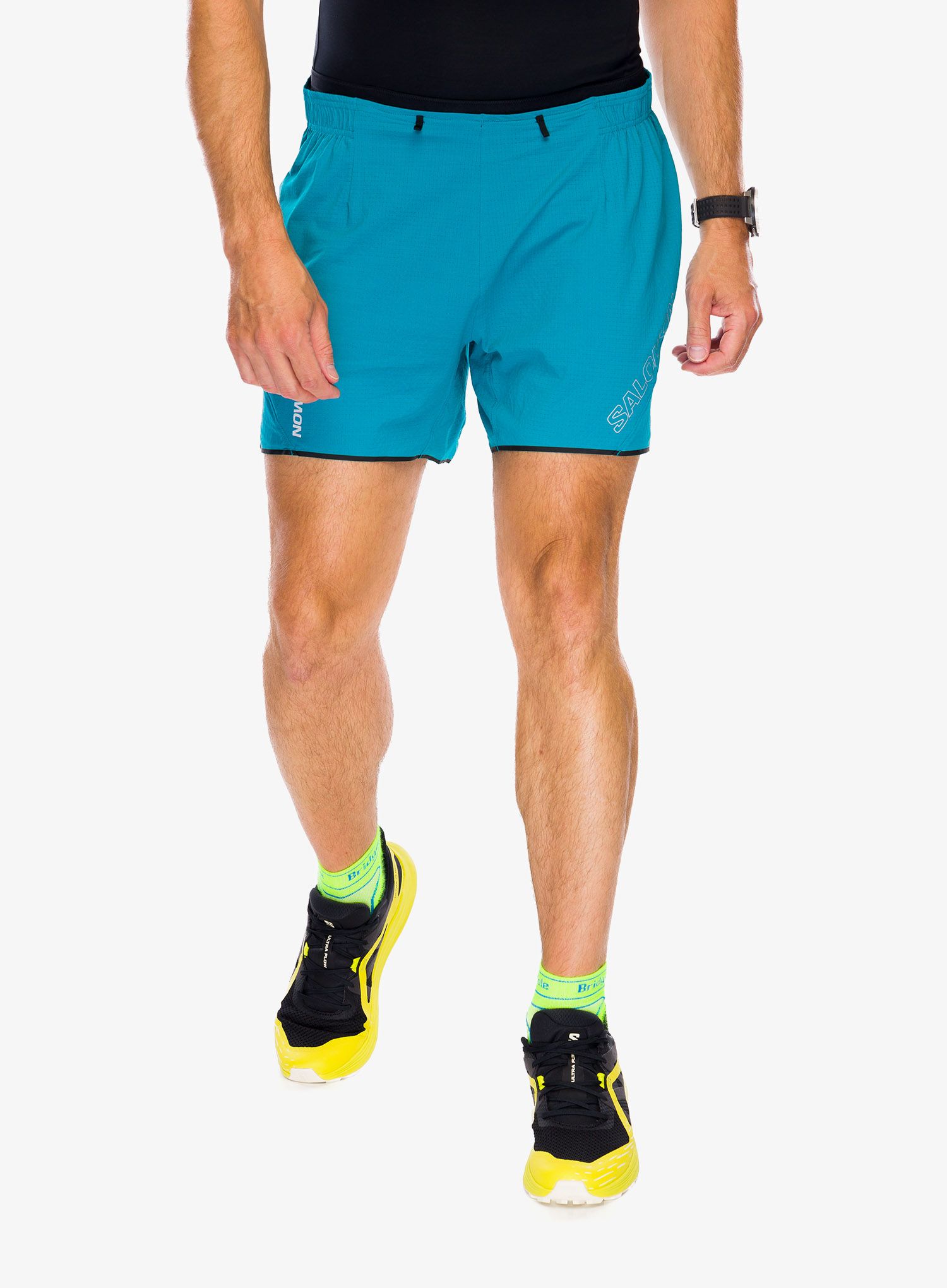 Běžecké kraťasy Salomon Sense Aero 5 Shorts - tahitian tide