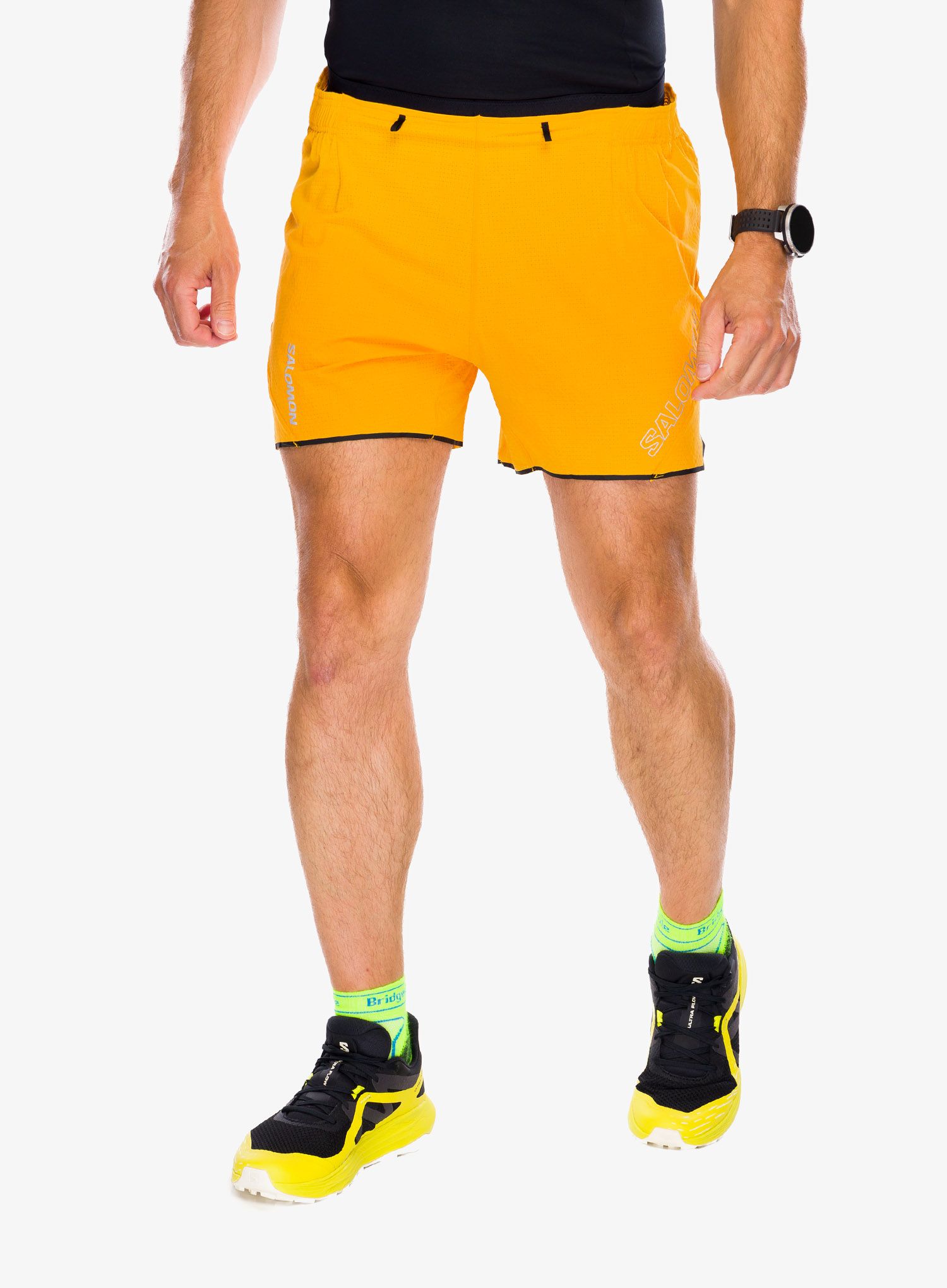 Běžecké kraťasy Salomon Sense Aero 5 Shorts - zinnia