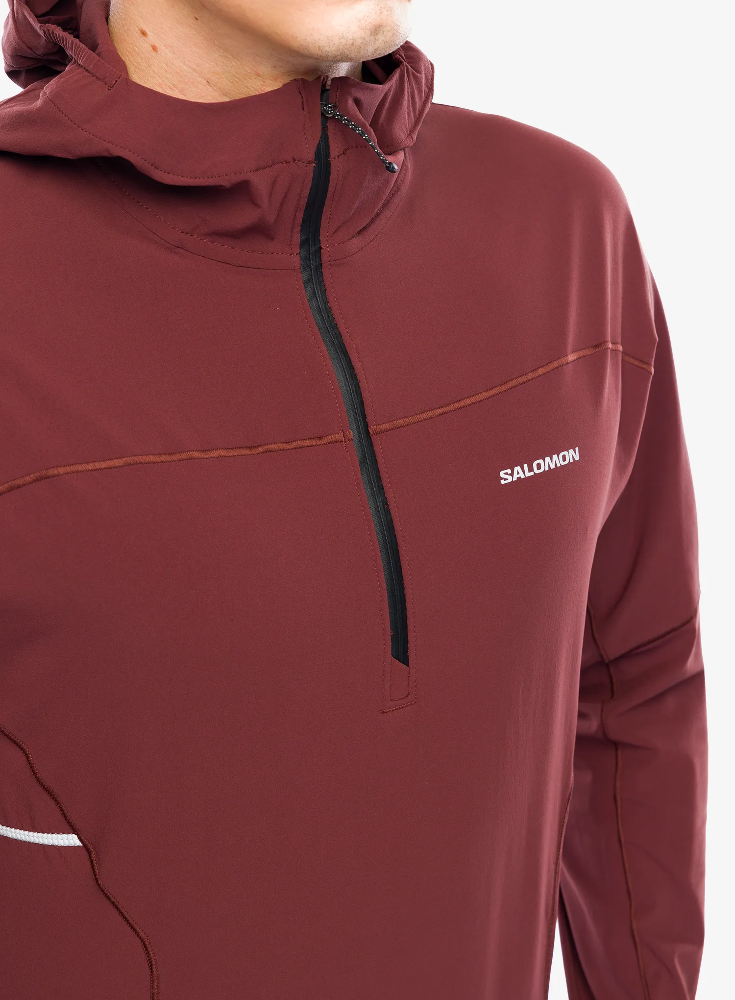 Bunda na běhání Salomon Sense Aero Hybrid HZ HD - rum raisin