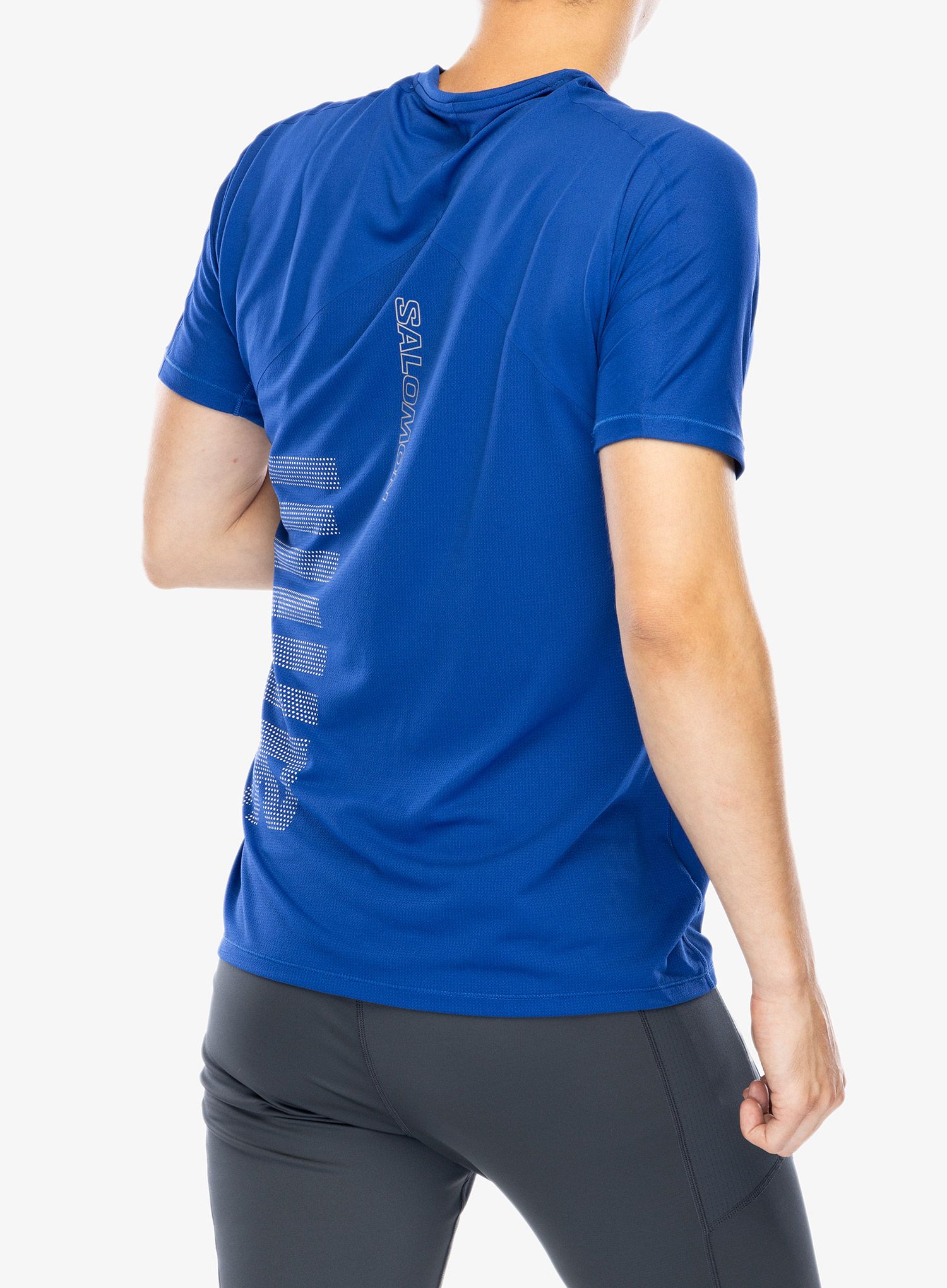 Běžecké tričko Salomon Sense Aero S/S Tee Graphic - surf the web