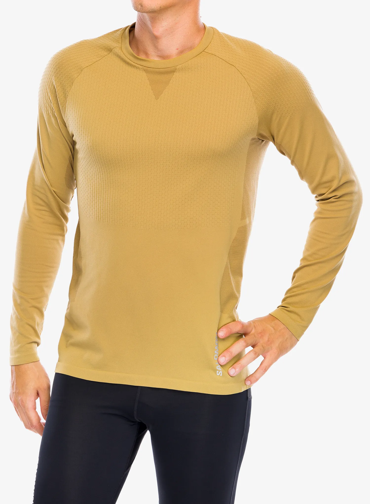Mikina na běhání Salomon Sense Aero Seamless - antiq