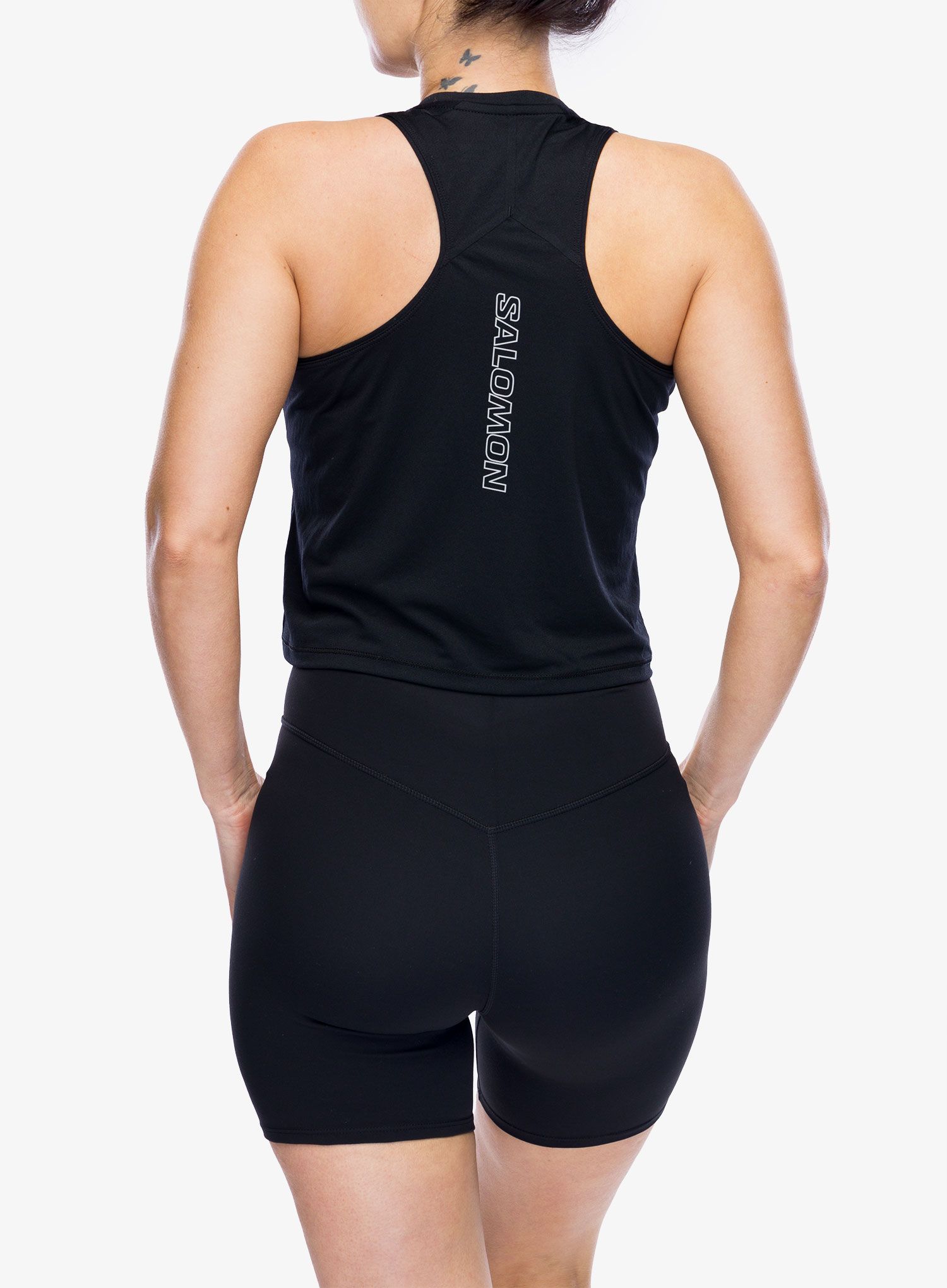 Dámský top Salomon Sense Aero Short Tank - deep blue