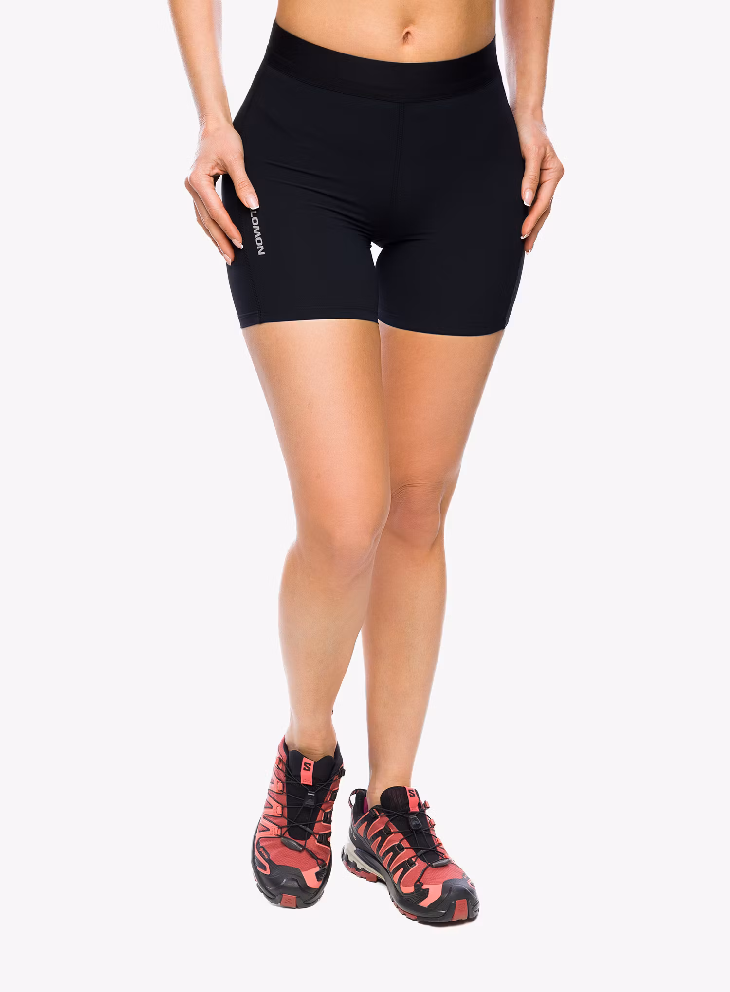 Dámské běžecké kraťasy Salomon Sense Aero Short Tights - deep black