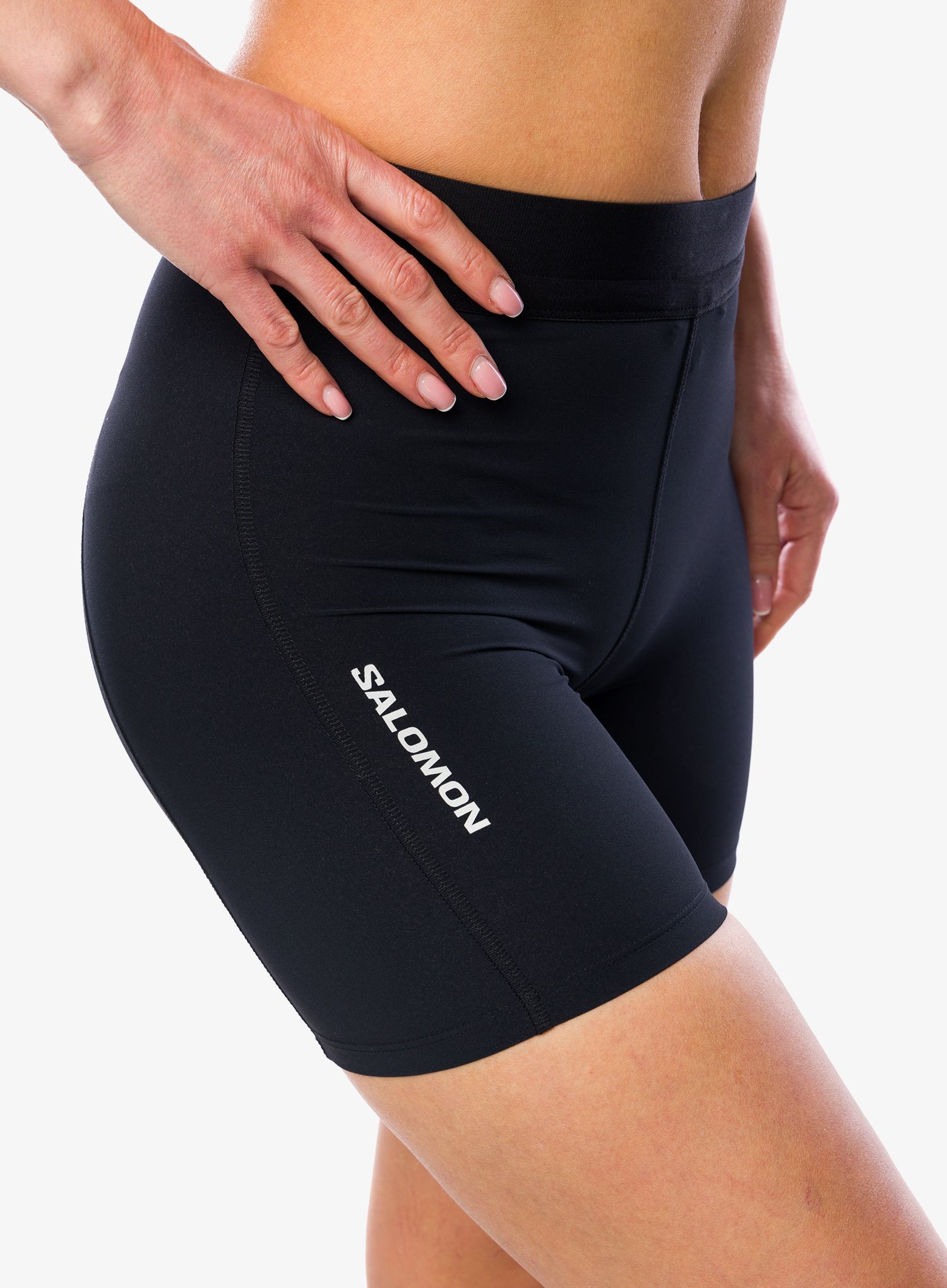 Dámské běžecké kraťasy Salomon Sense Aero Short Tights - deep black
