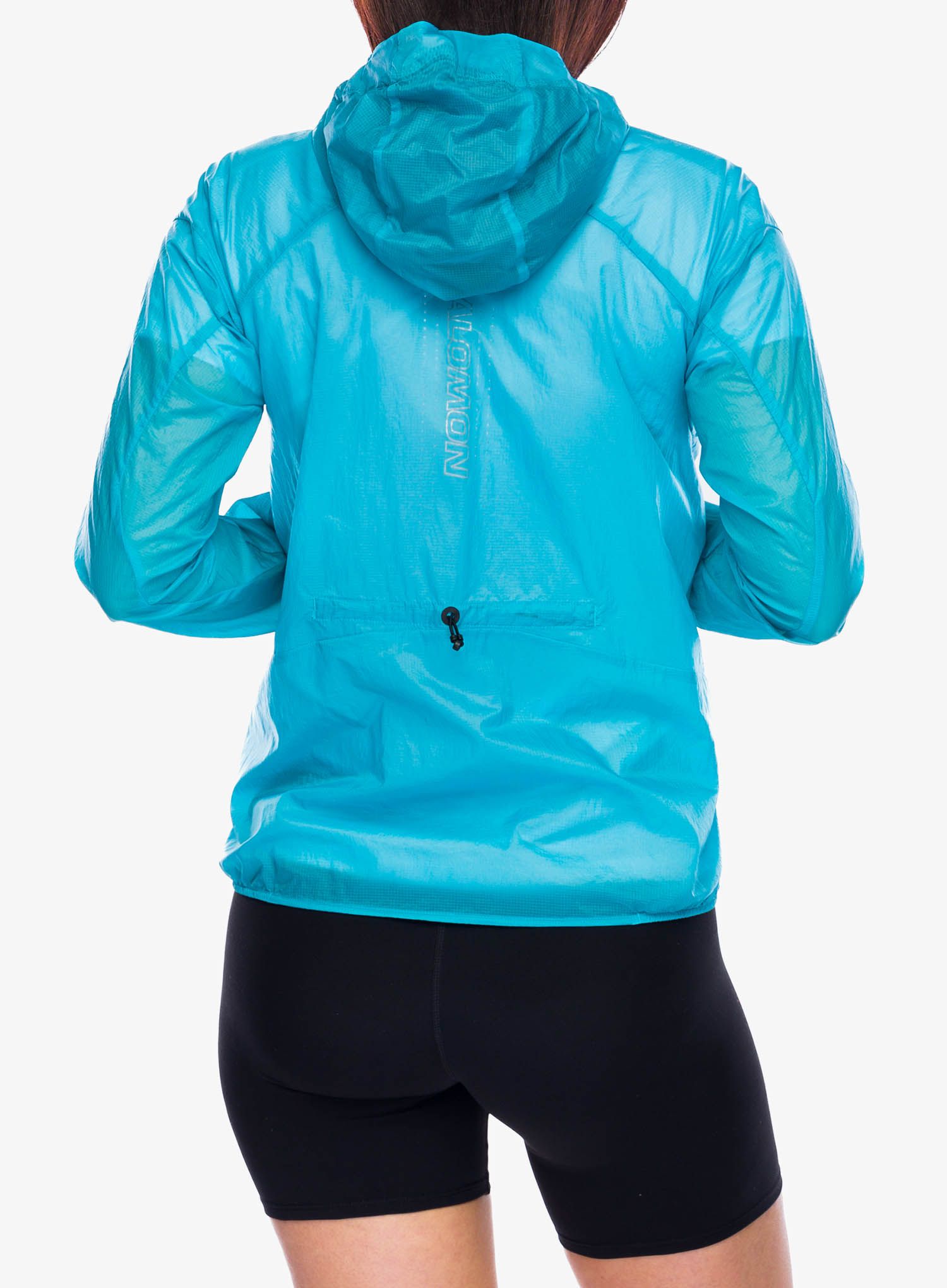 Větrovka dámská Salomon Sense Aero Wind JKT - peacock blue