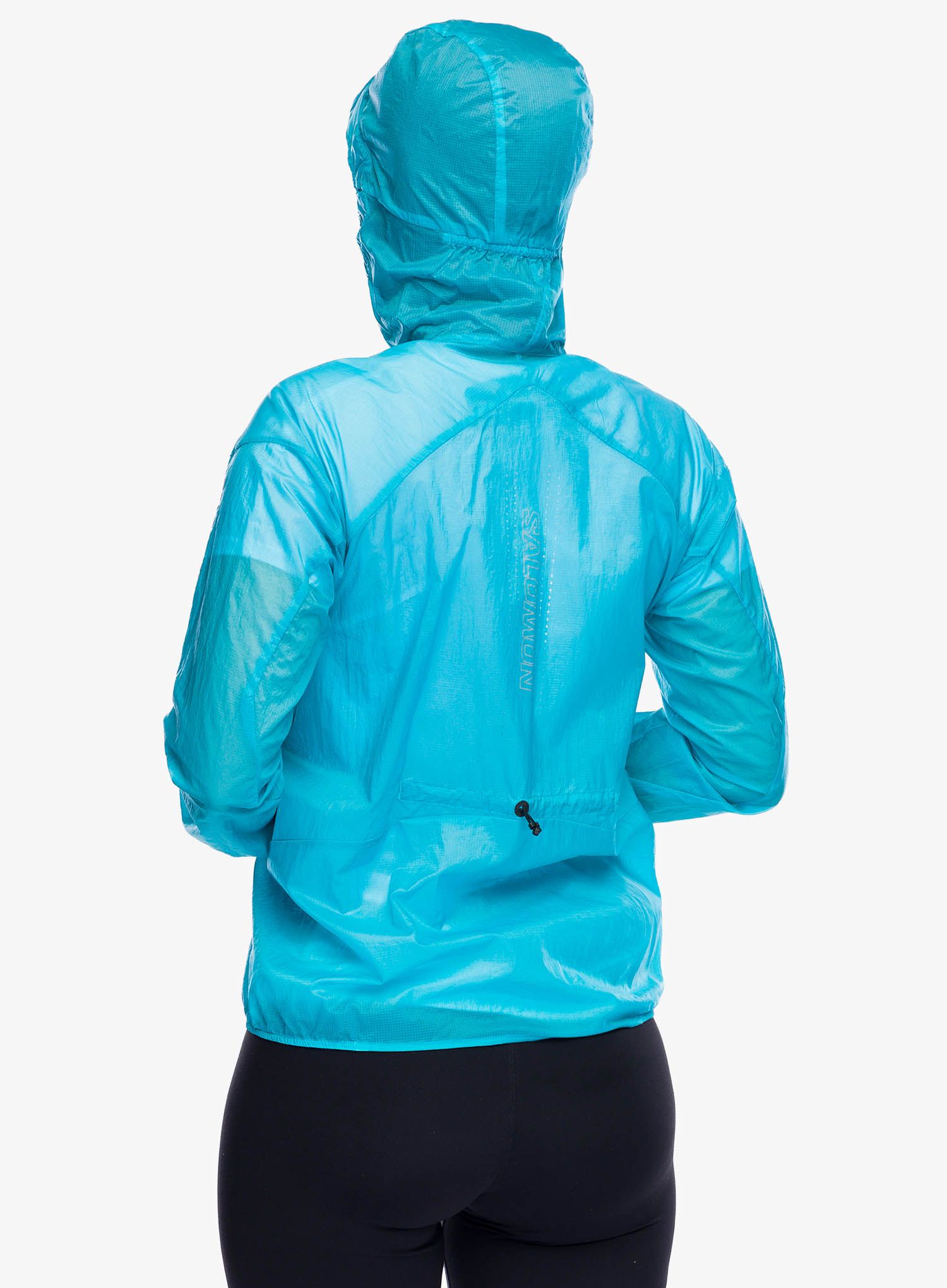 Větrovka dámská Salomon Sense Aero Wind JKT - peacock blue
