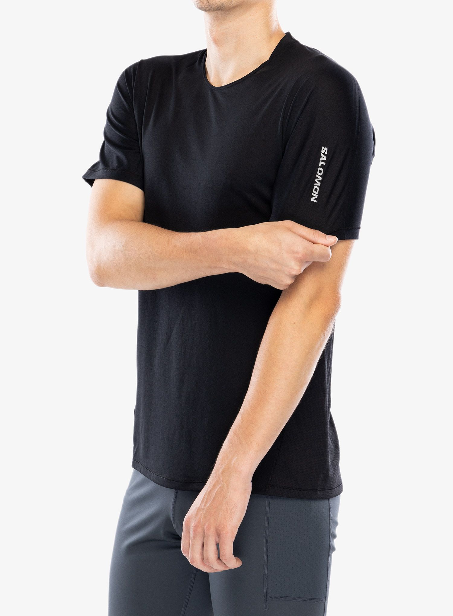 Rychleschnoucí triko Salomon Sense Aero S/S - deep black