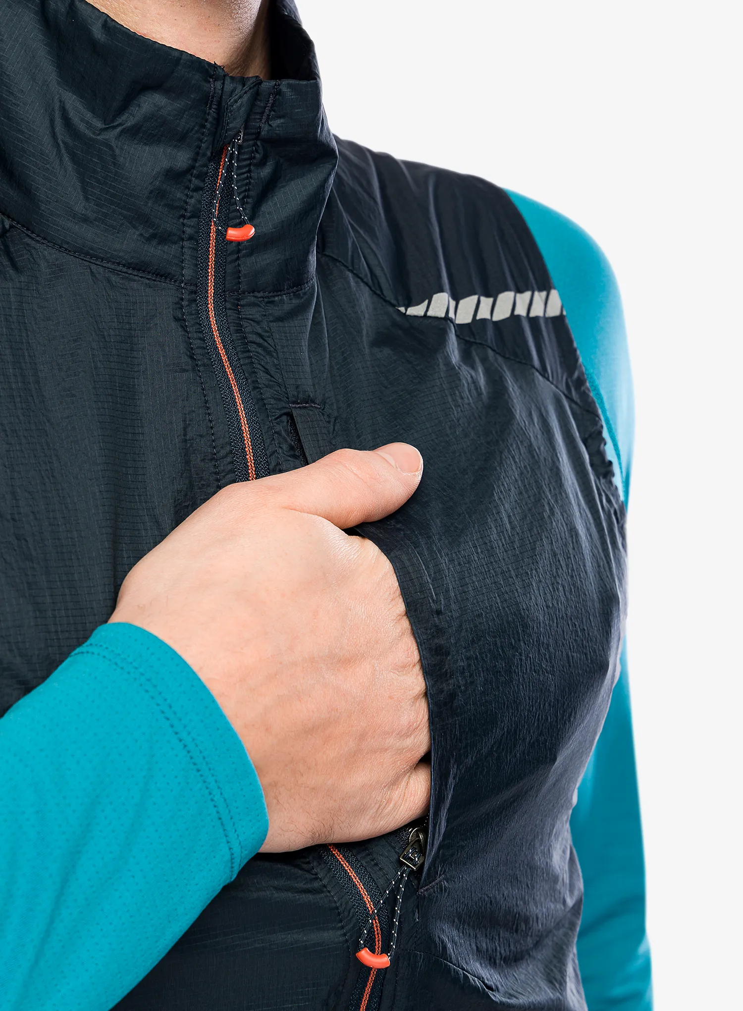 Pánská vesta Salomon Sense Flow Vest - carbon/carbo