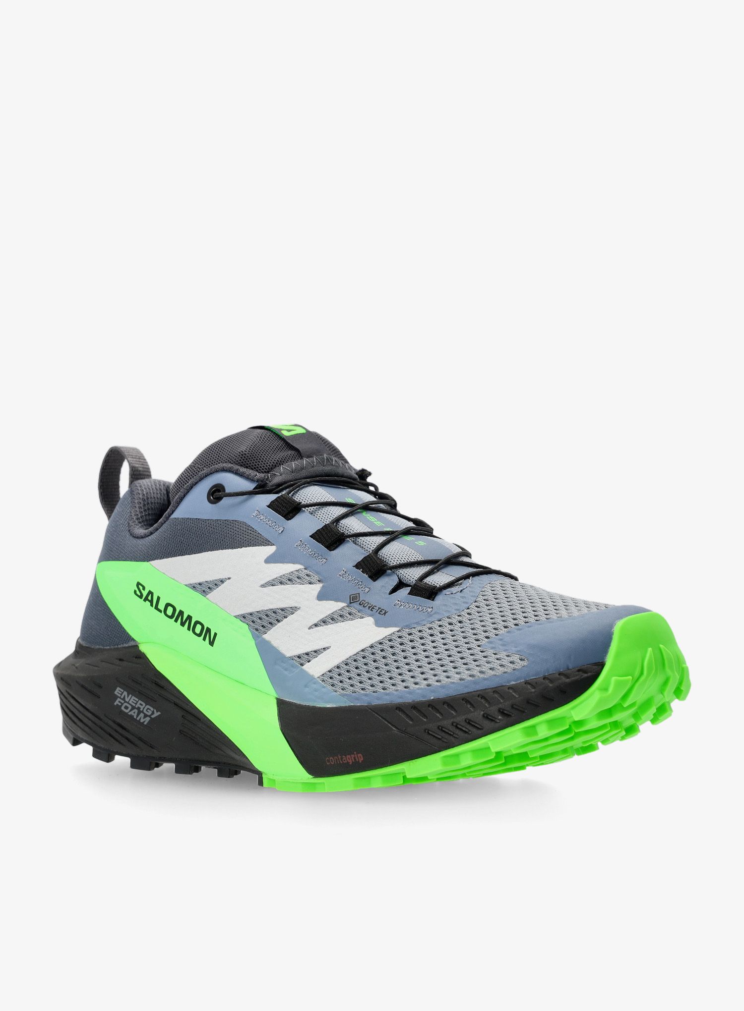 Trailové boty Salomon Sense Ride 5 GTX - flint/black/green